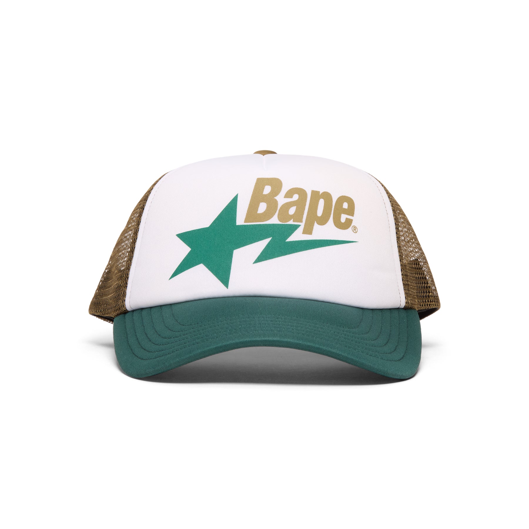 A Bathing Ape Bape Sta Mesh Cap (Green)