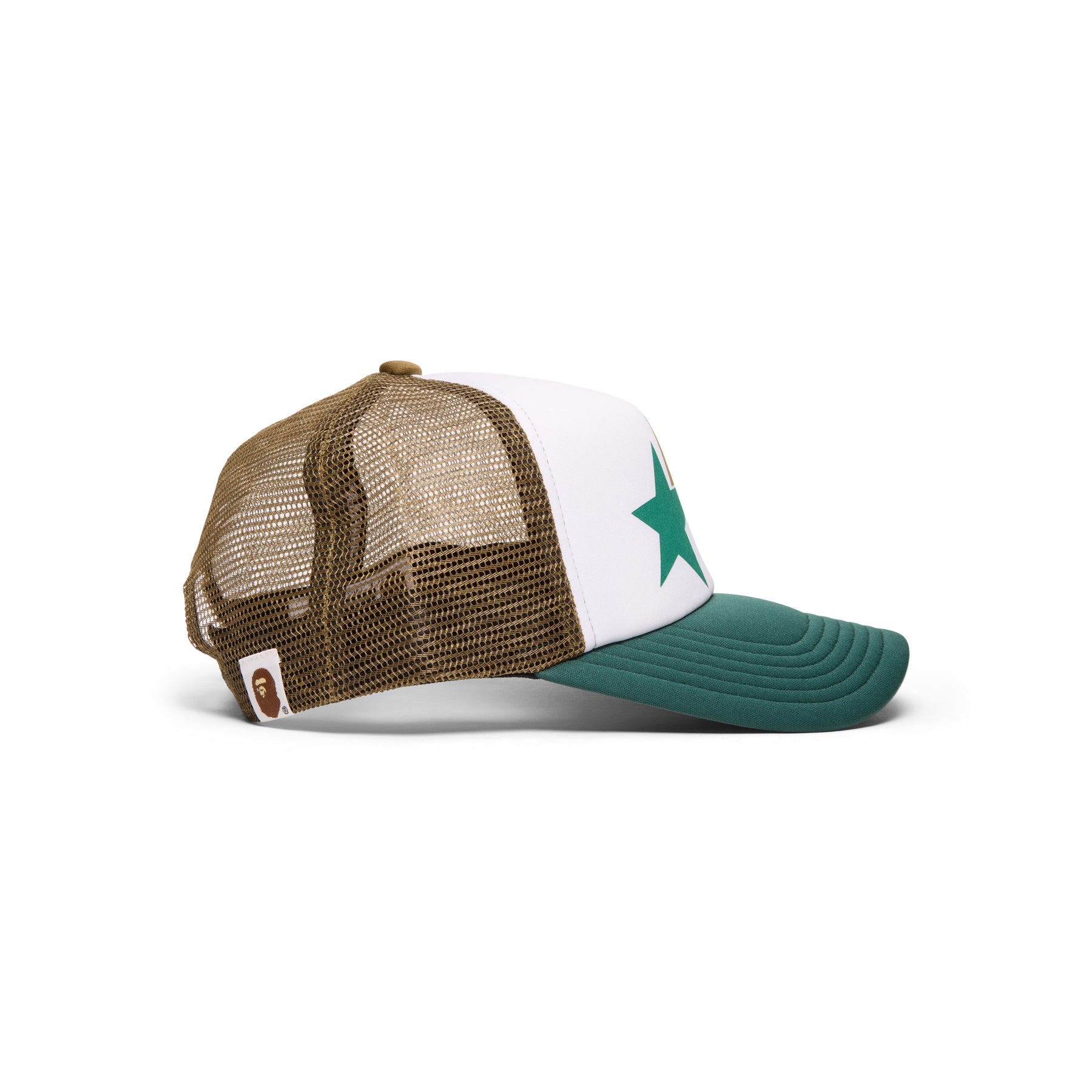 BAPE STA メッシュキャップ グリーン A Bathing Ape Bape Sta Mesh Cap (Green) – CNCPTS