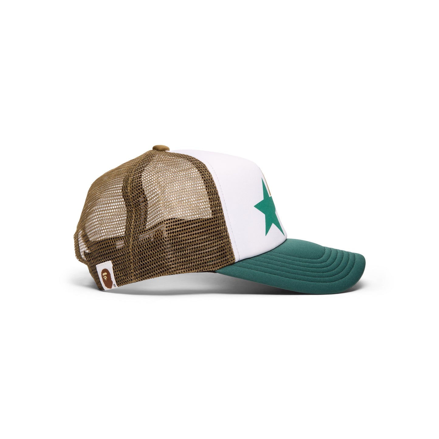 A Bathing Ape Bape Sta Mesh Cap (Green)