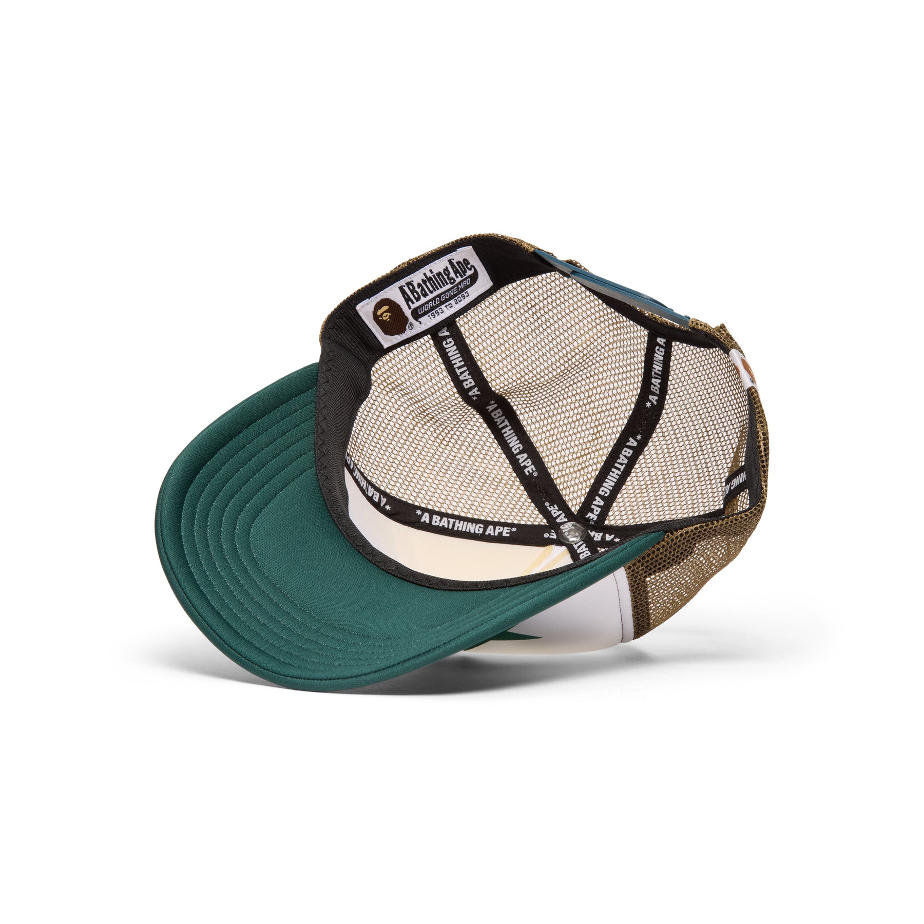 A Bathing Ape Bape Sta Mesh Cap (Green)