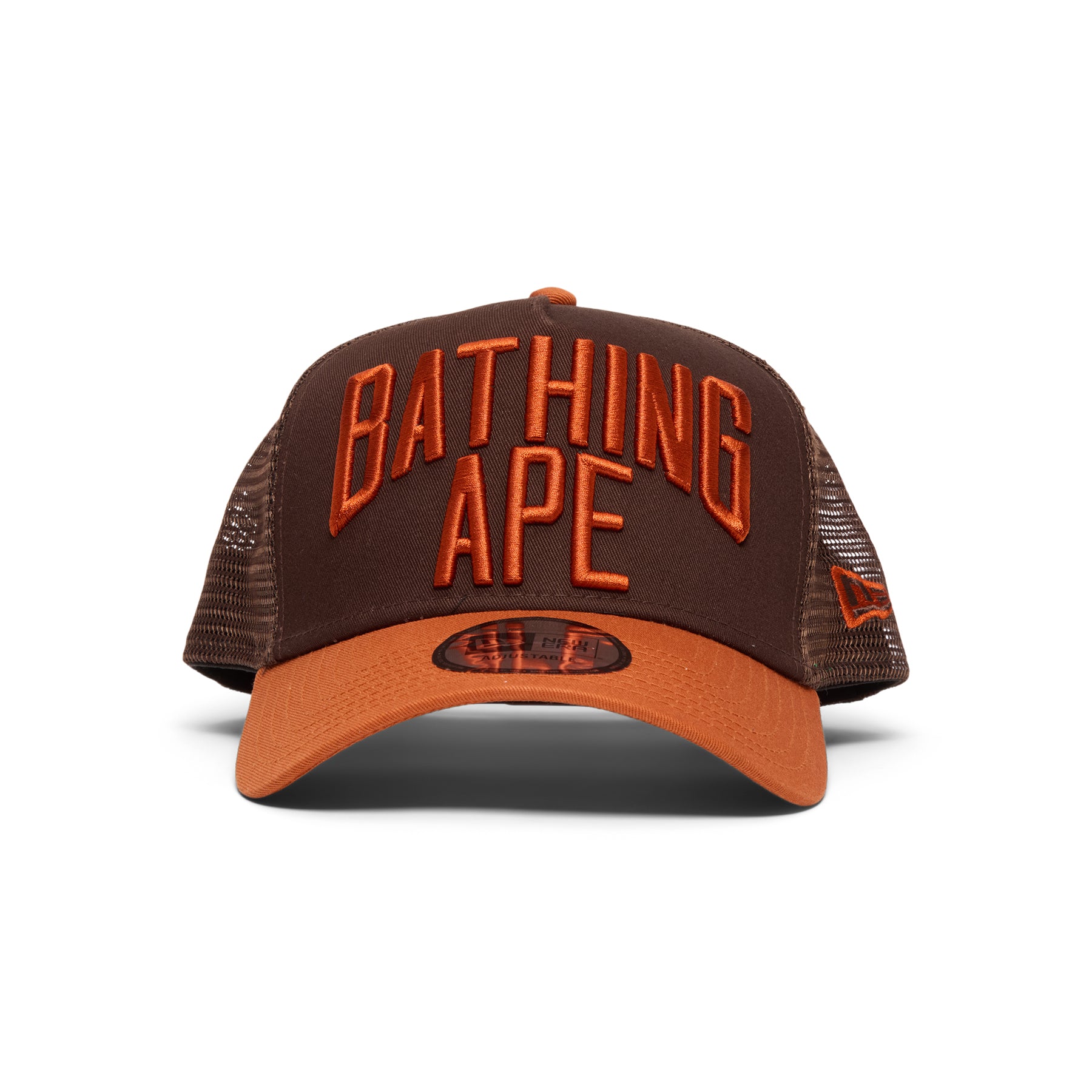 A Bathing Ape NYC Logo New Era 9Forty Cap (Brown)