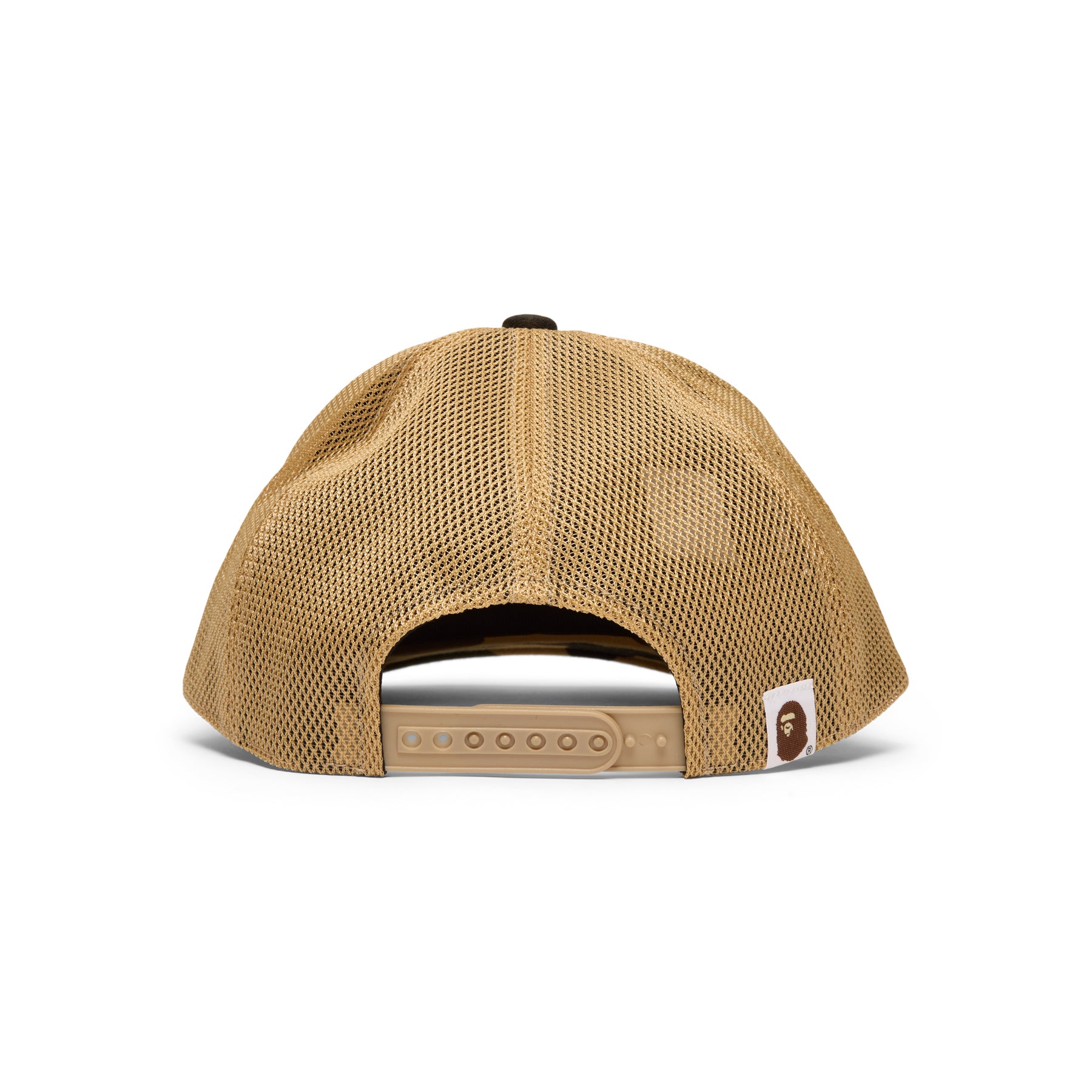 A Bathing Ape 1ST Camo College Mesh Cap (Yellow)