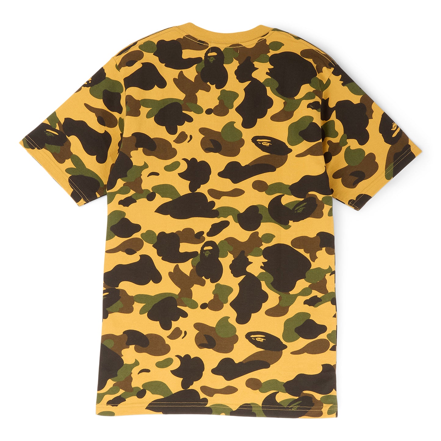 A Bathing Ape 1st Camo College Tee (Yellow)