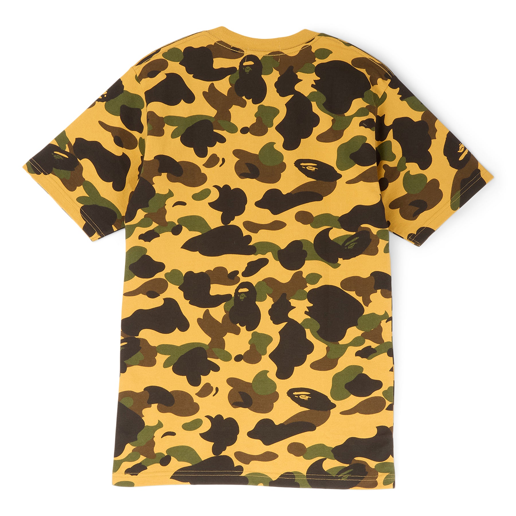 A Bathing Ape 1st Camo College Tee (Yellow)