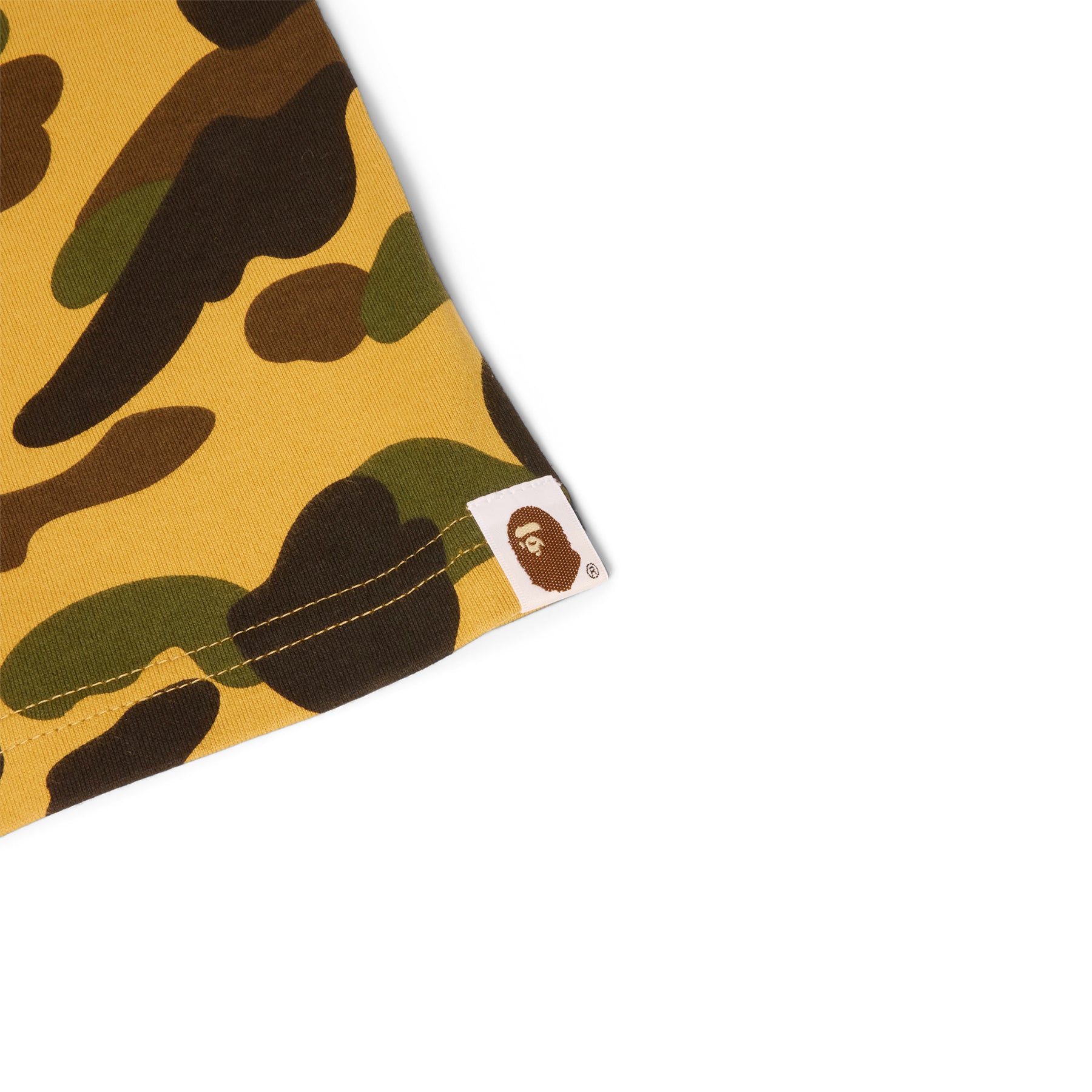 A Bathing Ape 1st Camo College Tee (Yellow)