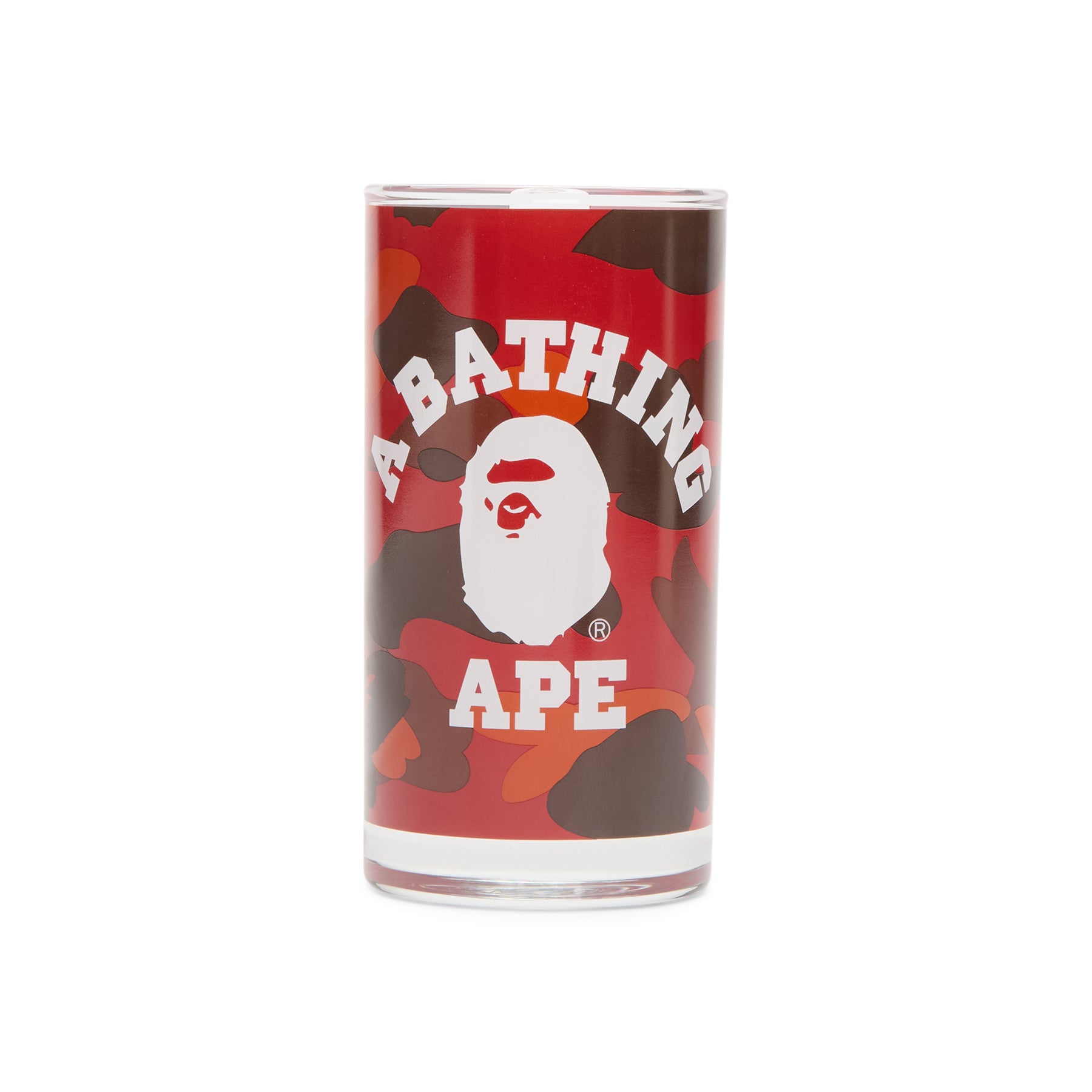 A Bathing Ape Color Camo College Glass M (Red)