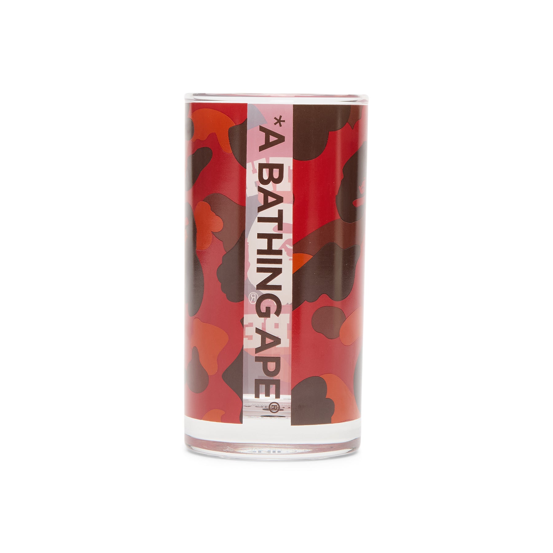 A Bathing Ape Color Camo College Glass M (Red)