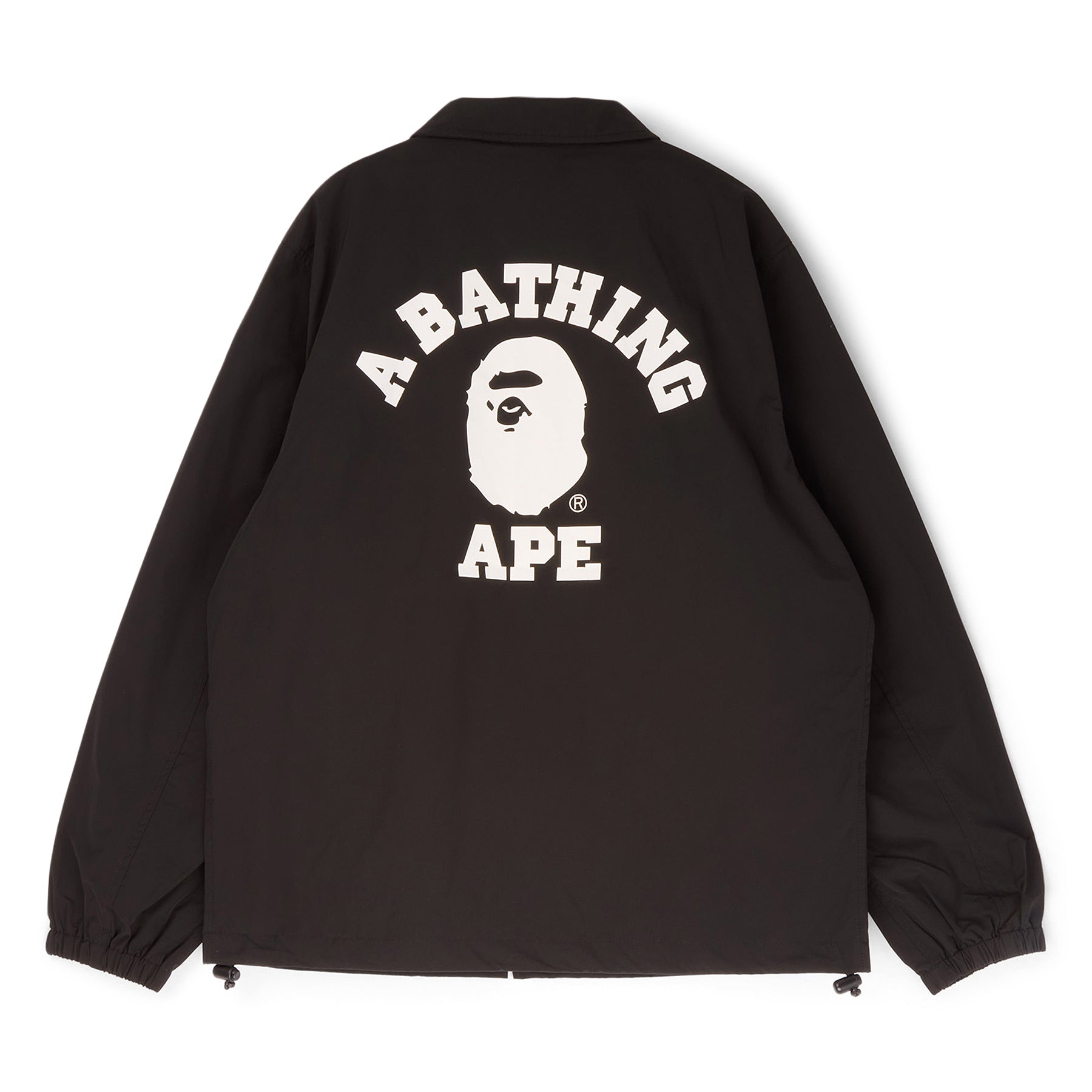A Bathing Ape College Coach Jacket (Black)