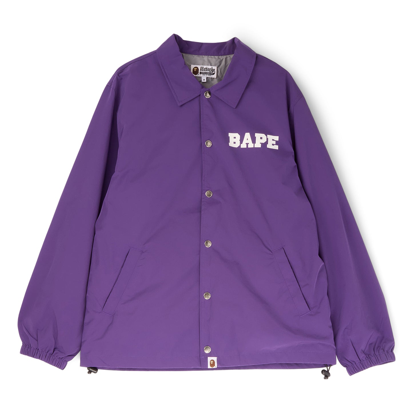 A Bathing Ape College Coach Jacket (Purple)