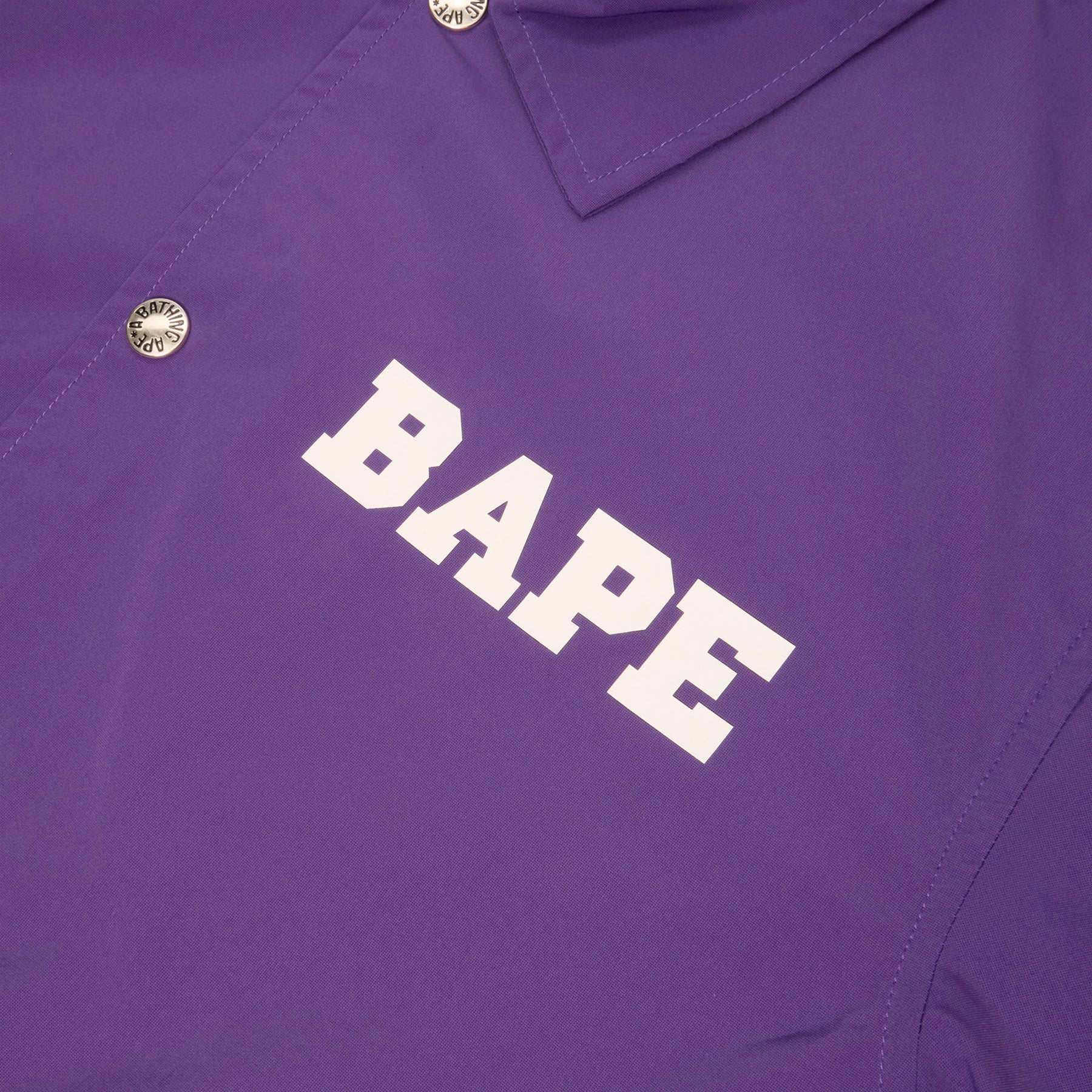 A Bathing Ape College Coach Jacket (Purple) – CNCPTS