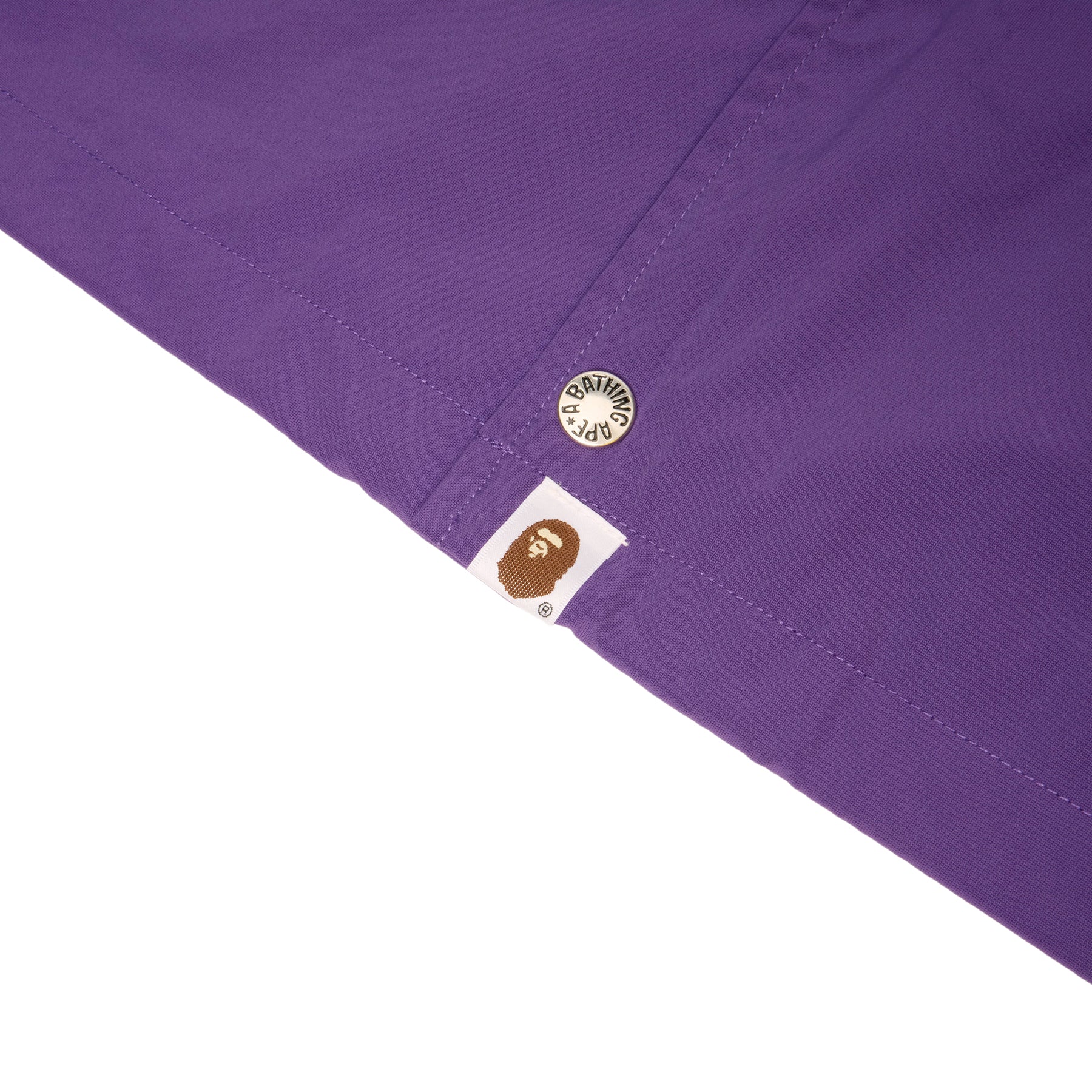 A Bathing Ape College Coach Jacket (Purple)