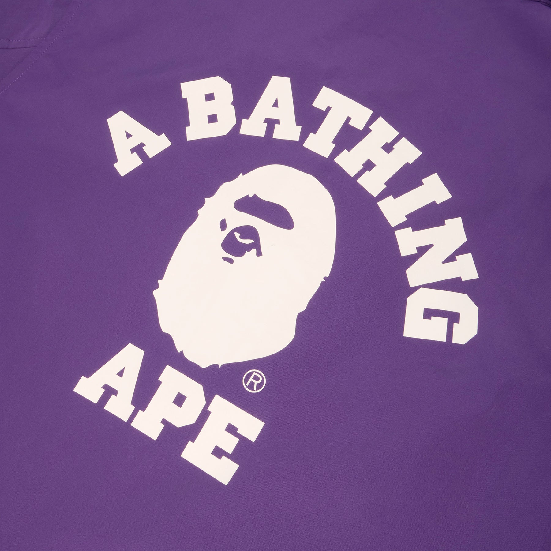 A Bathing Ape College Coach Jacket (Purple) – CNCPTS