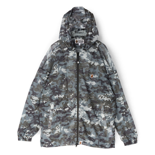 A Bathing Ape Multi Pixel Camo Mesh Hoodie Jacket M (Black) – CNCPTS