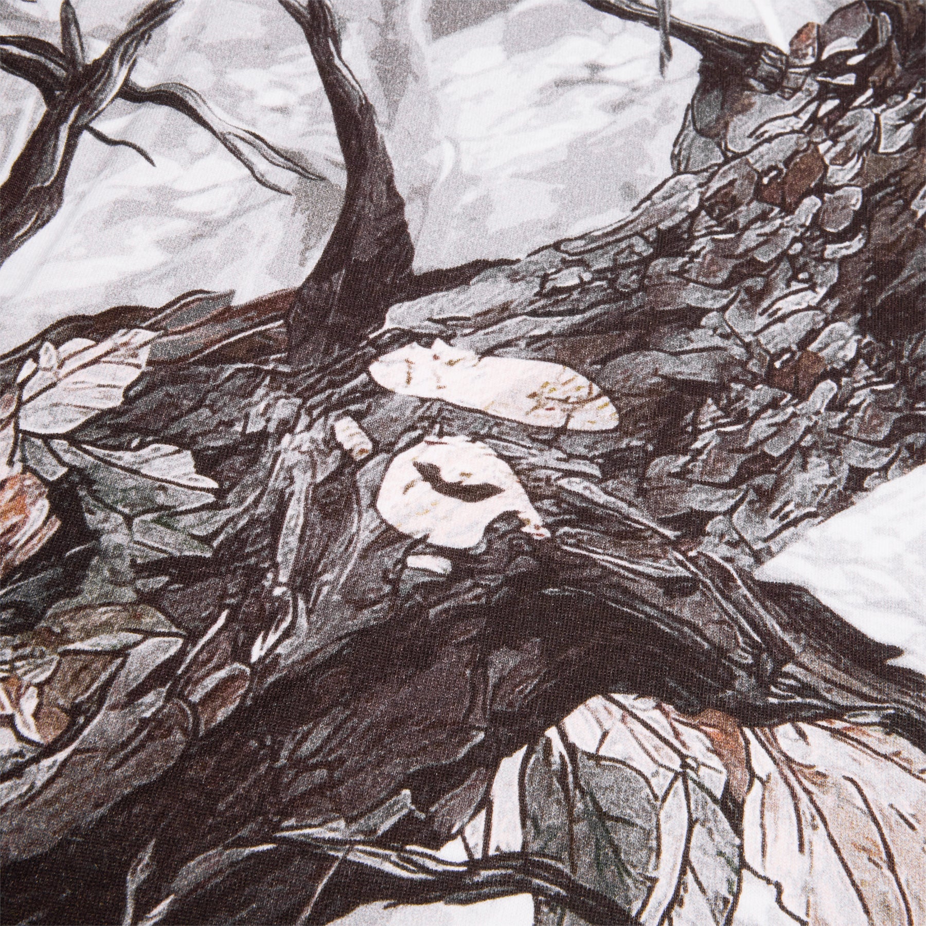 A Bathing Ape Tree Edge Camo Relaxed Fit Tee (White)