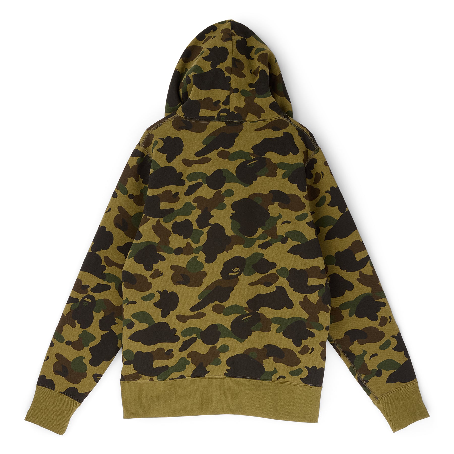 A Bathing Ape 1ST Camo Bape Pullover Hoodie (Green)