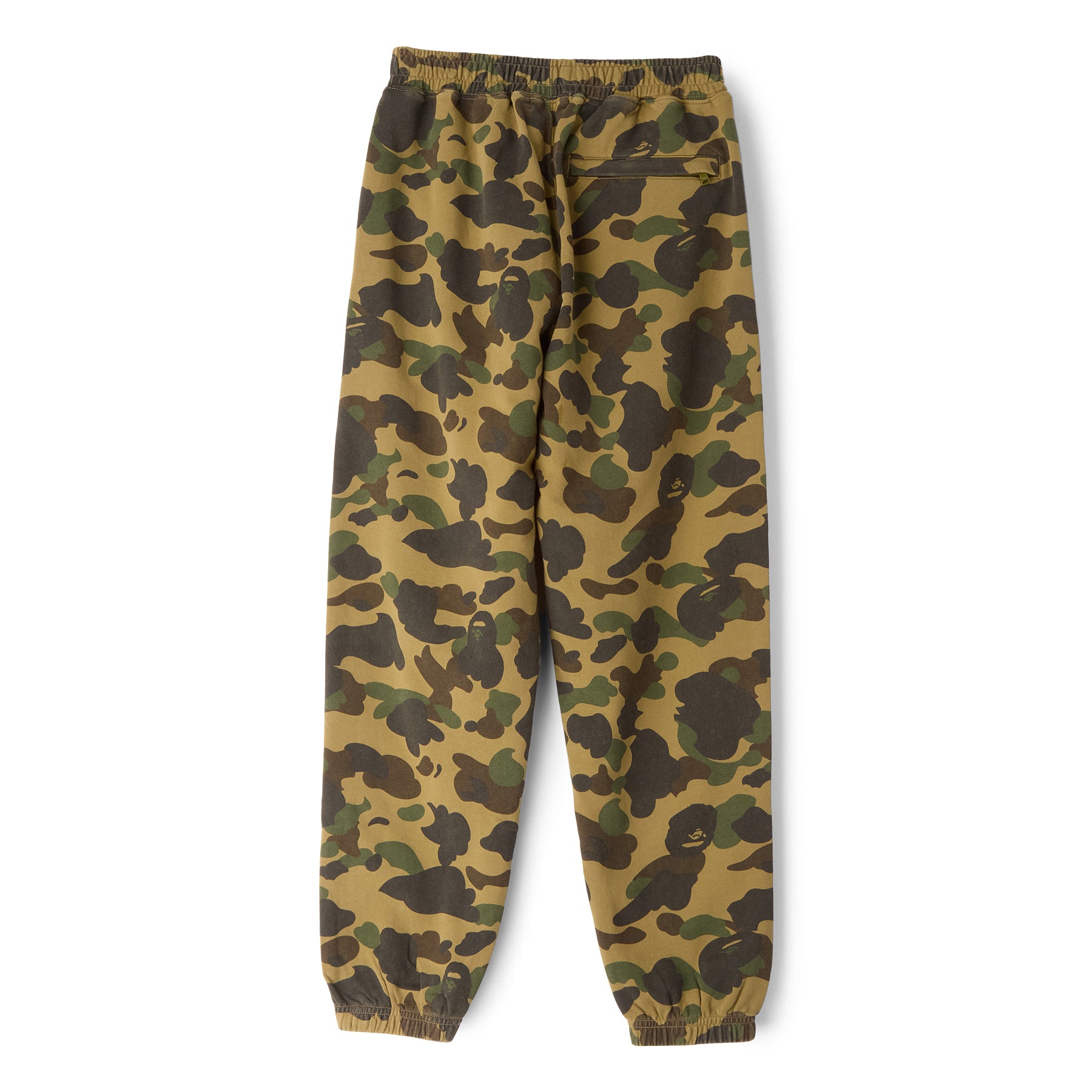 A Bathing Ape 1ST Camo One Point Relaxed Fit Sweat Pants (Green)