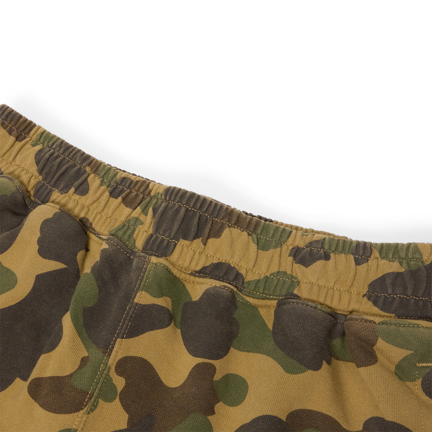 A Bathing Ape 1ST Camo One Point Relaxed Fit Sweat Pants (Green)