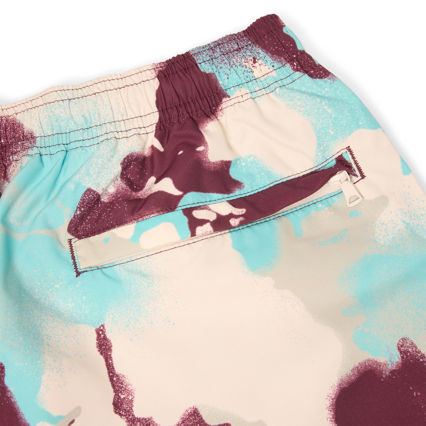 A Bathing Ape Map Camo Regular Fit Beach Shorts (Multi)