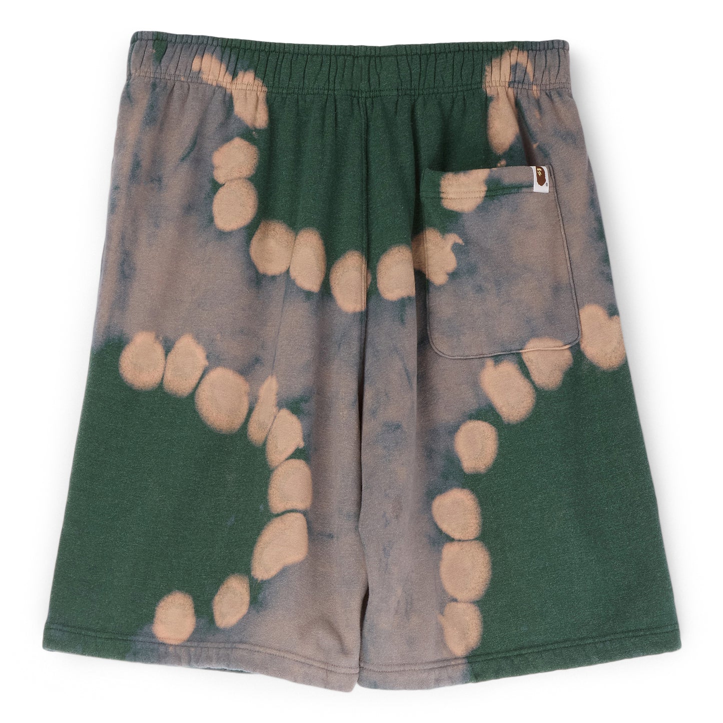 A Bathing Ape Hand Dye Relaxed Fit Sweat Shorts (Green)