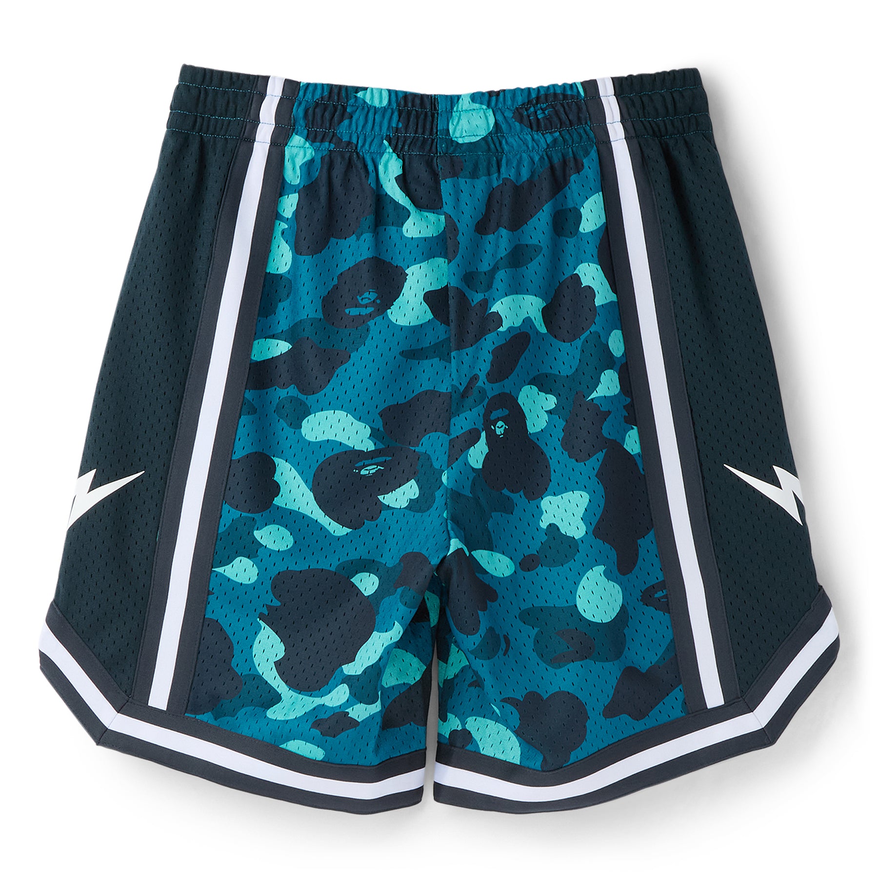 A Bathing Ape Color Camo Mesh Relaxed Fit Shorts M (Green) – CNCPTS