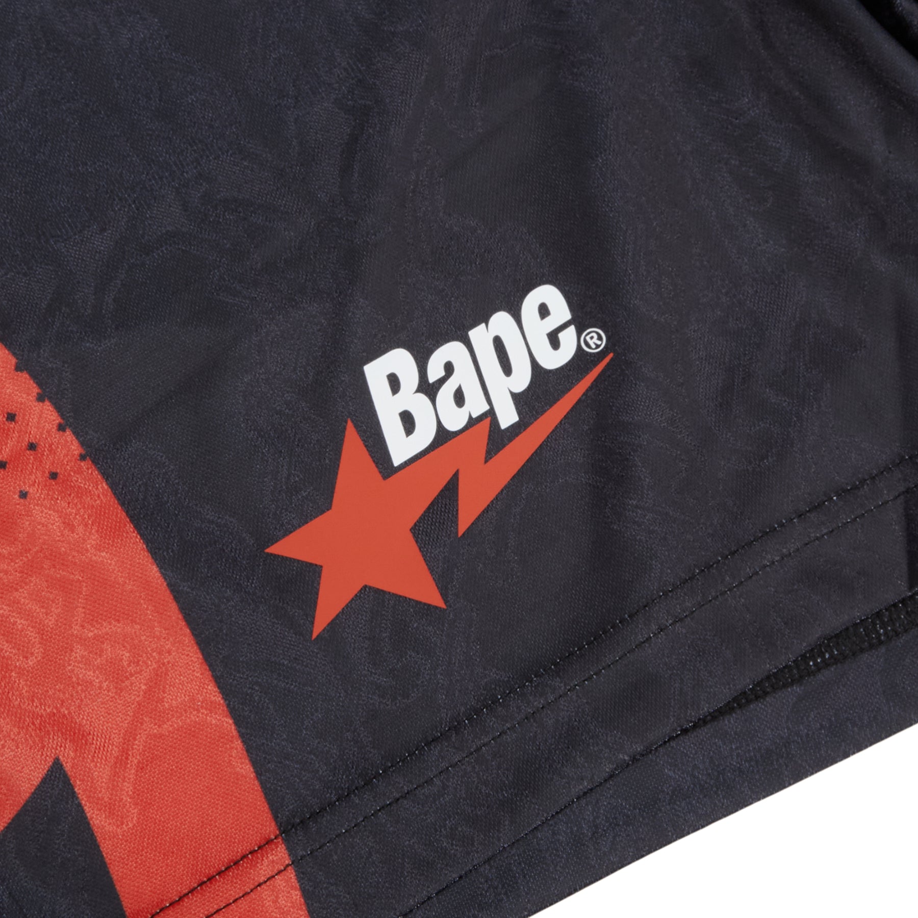 A Bathing Ape Ape Flame Monogram Jacquard Relaxed Fit Football