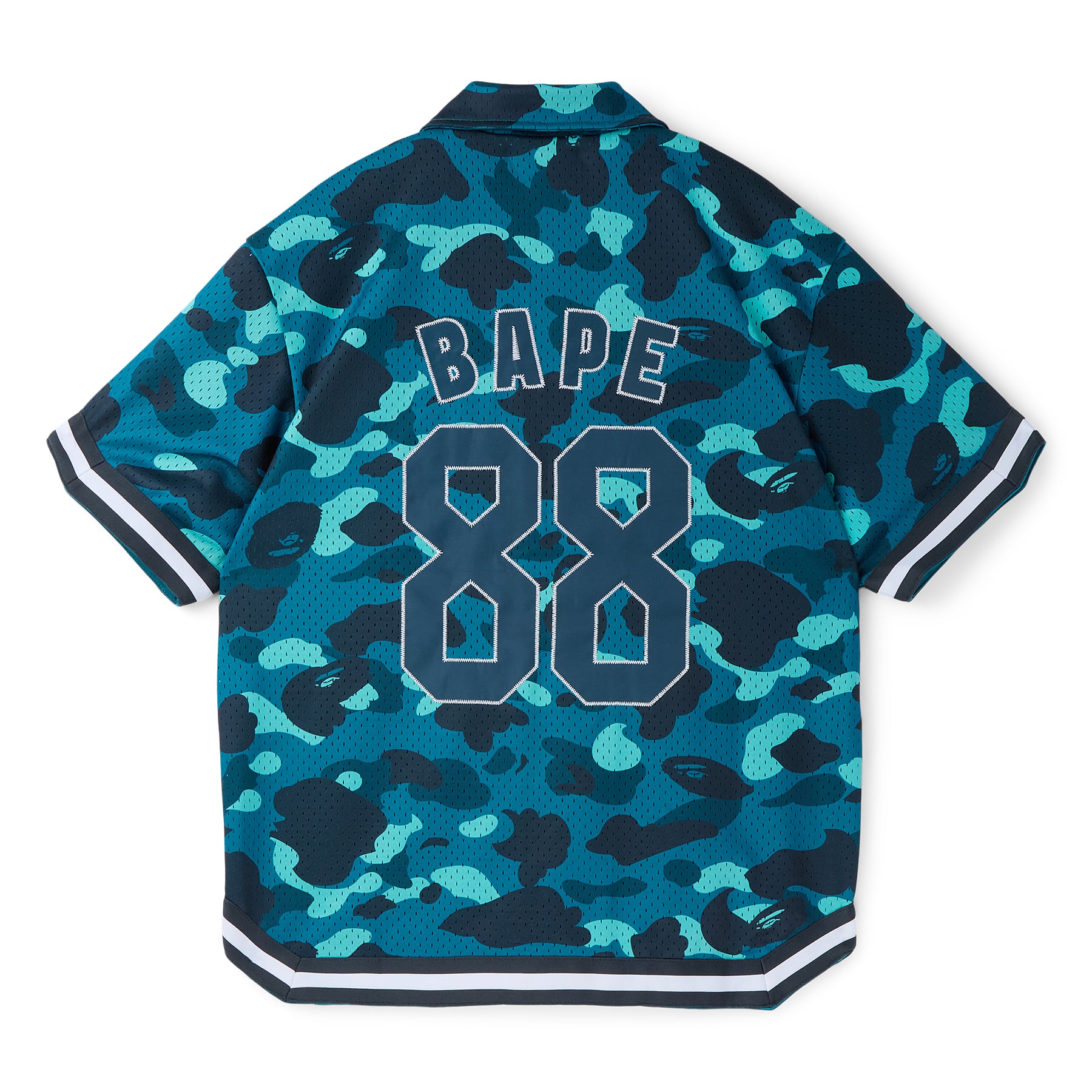 A Bathing Ape Color Camo Warm Up Ss Shirt M (Green) – CNCPTS