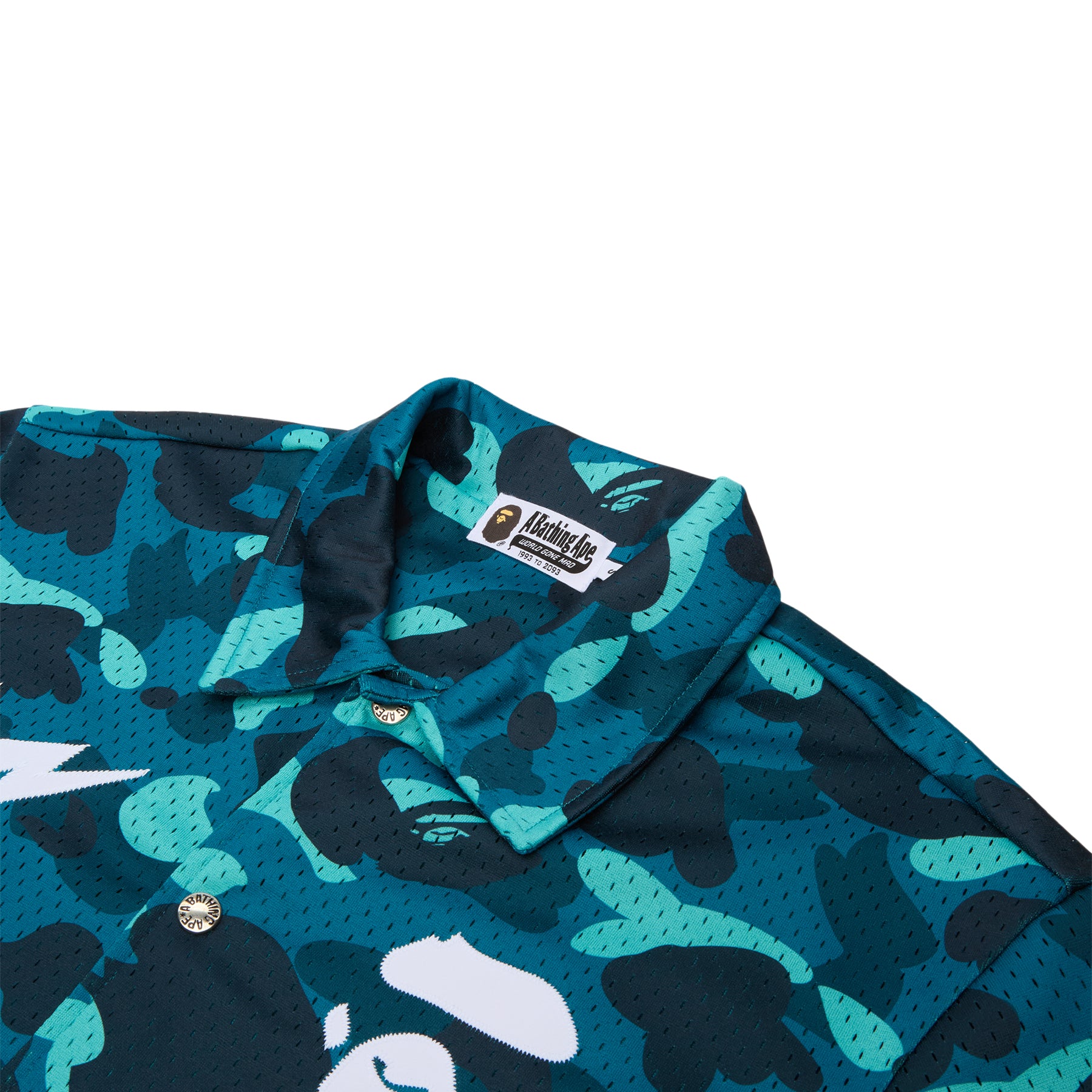 A Bathing Ape Color Camo Warm Up Ss Shirt M (Green) – CNCPTS