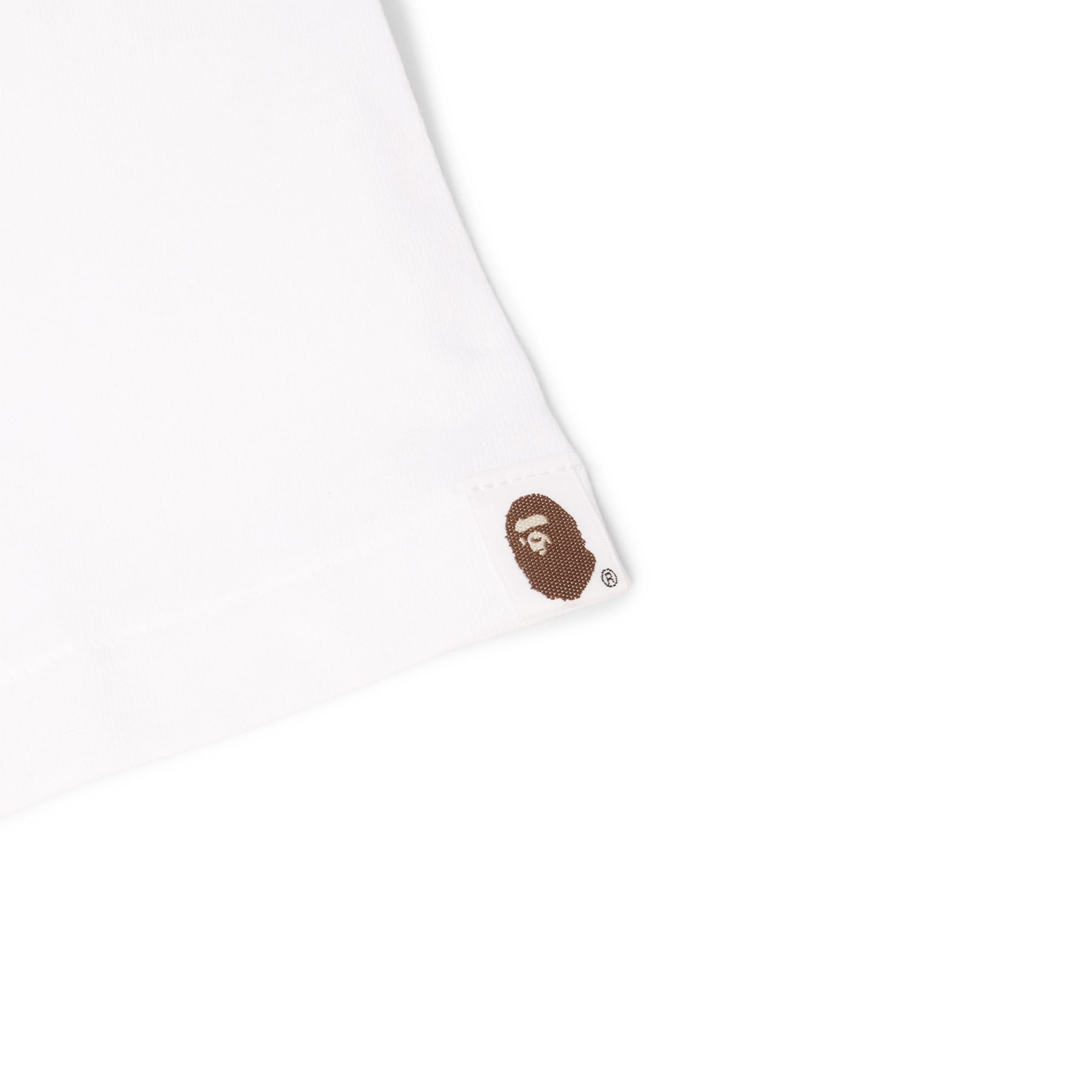 A Bathing Ape Tie Dye Twist College Tee (White)