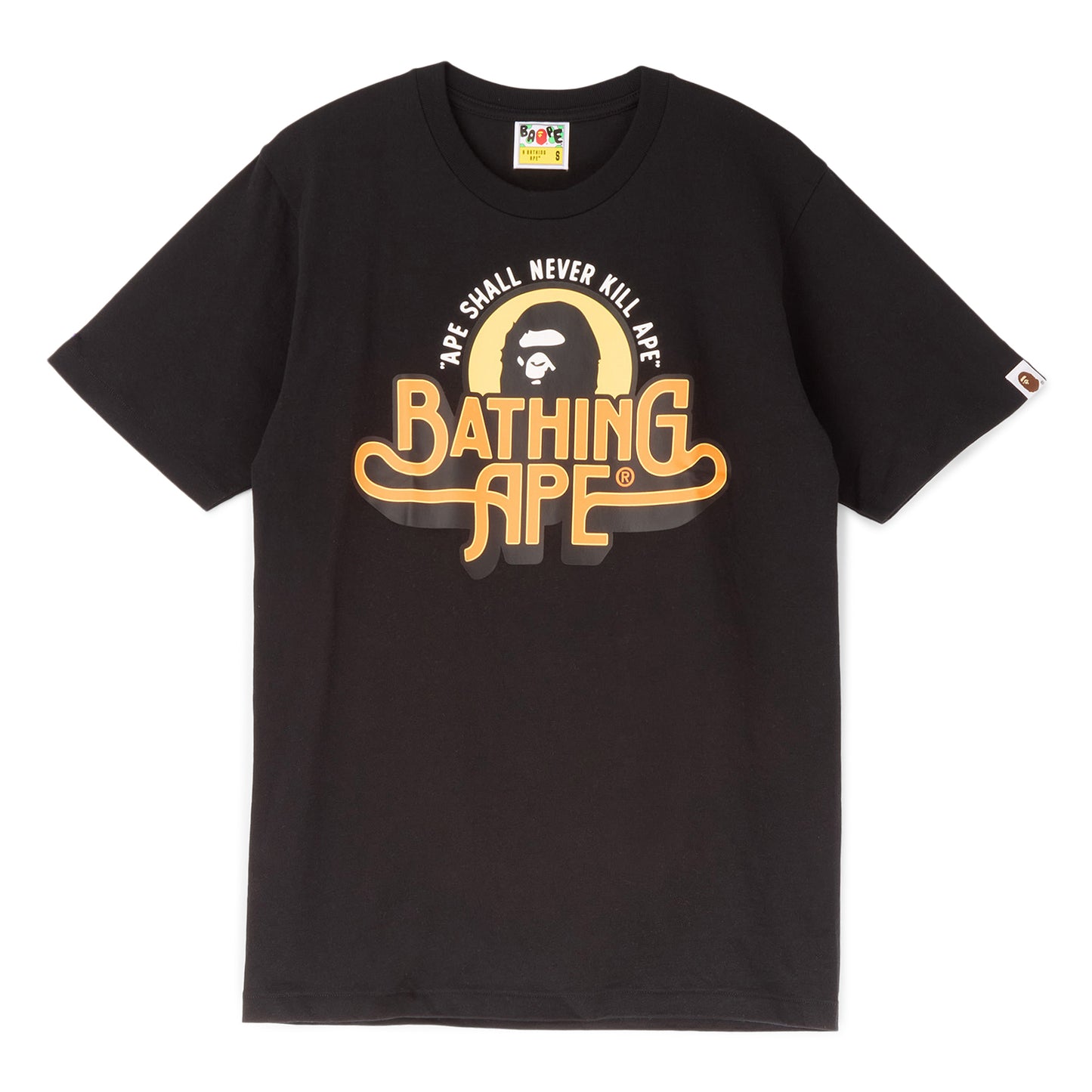 A Bathing Ape Genuine Garment Logo Tee (Black)