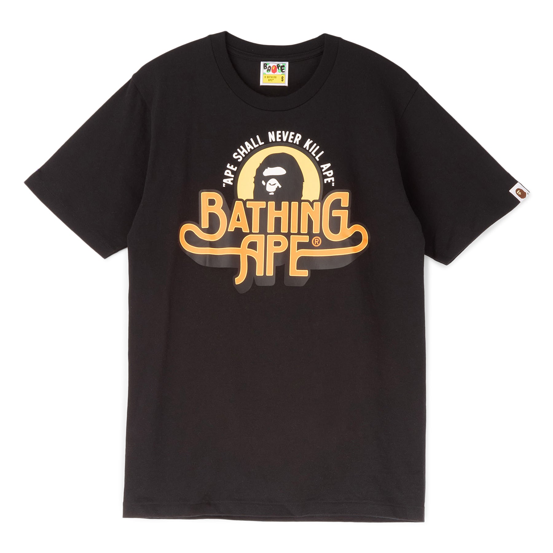 A Bathing Ape Genuine Garment Logo Tee (Black)