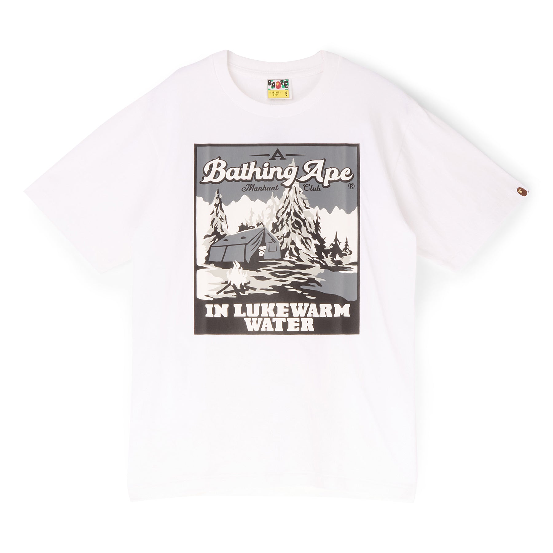A Bathing Ape Base Camp Tee (White)