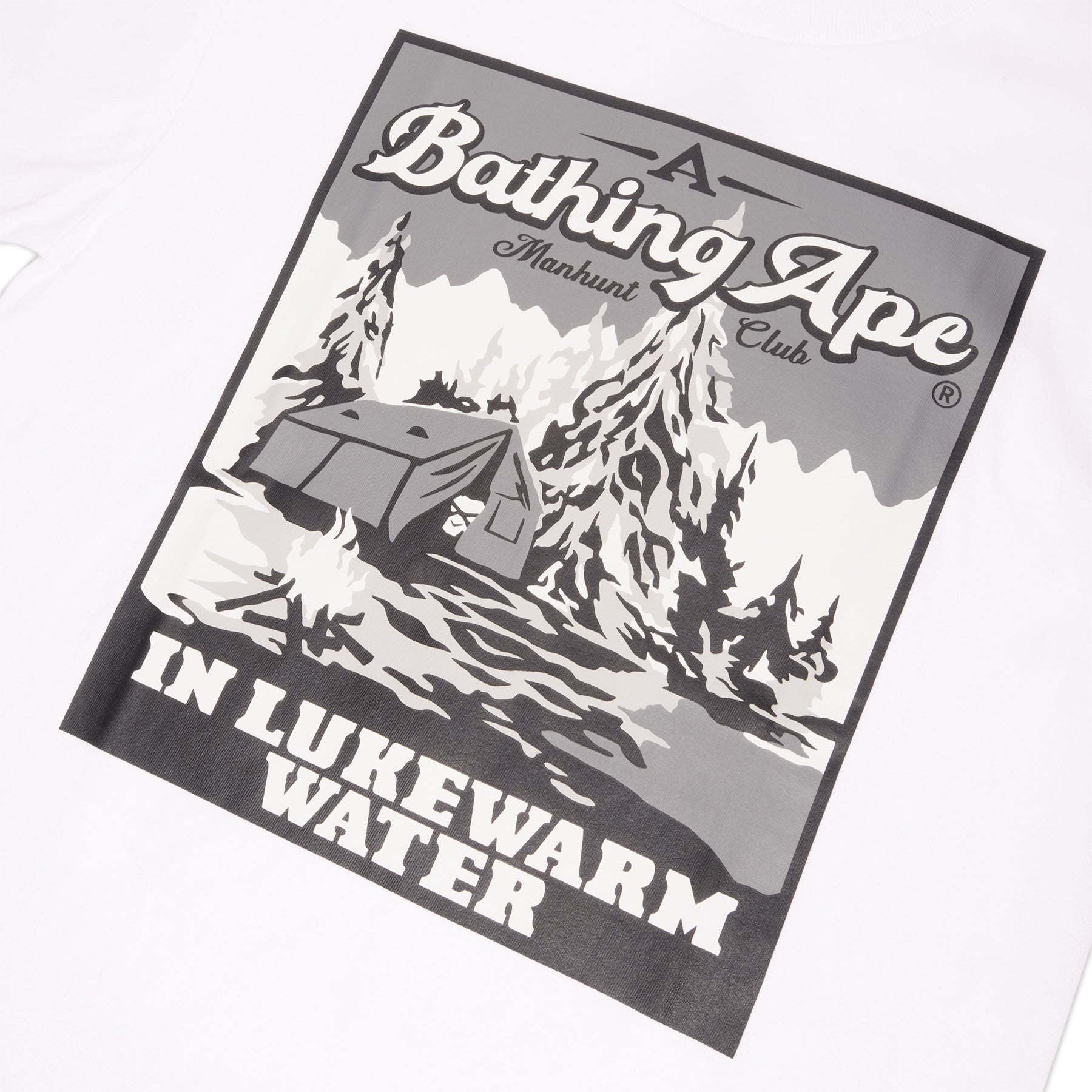 A Bathing Ape Base Camp Tee (White)