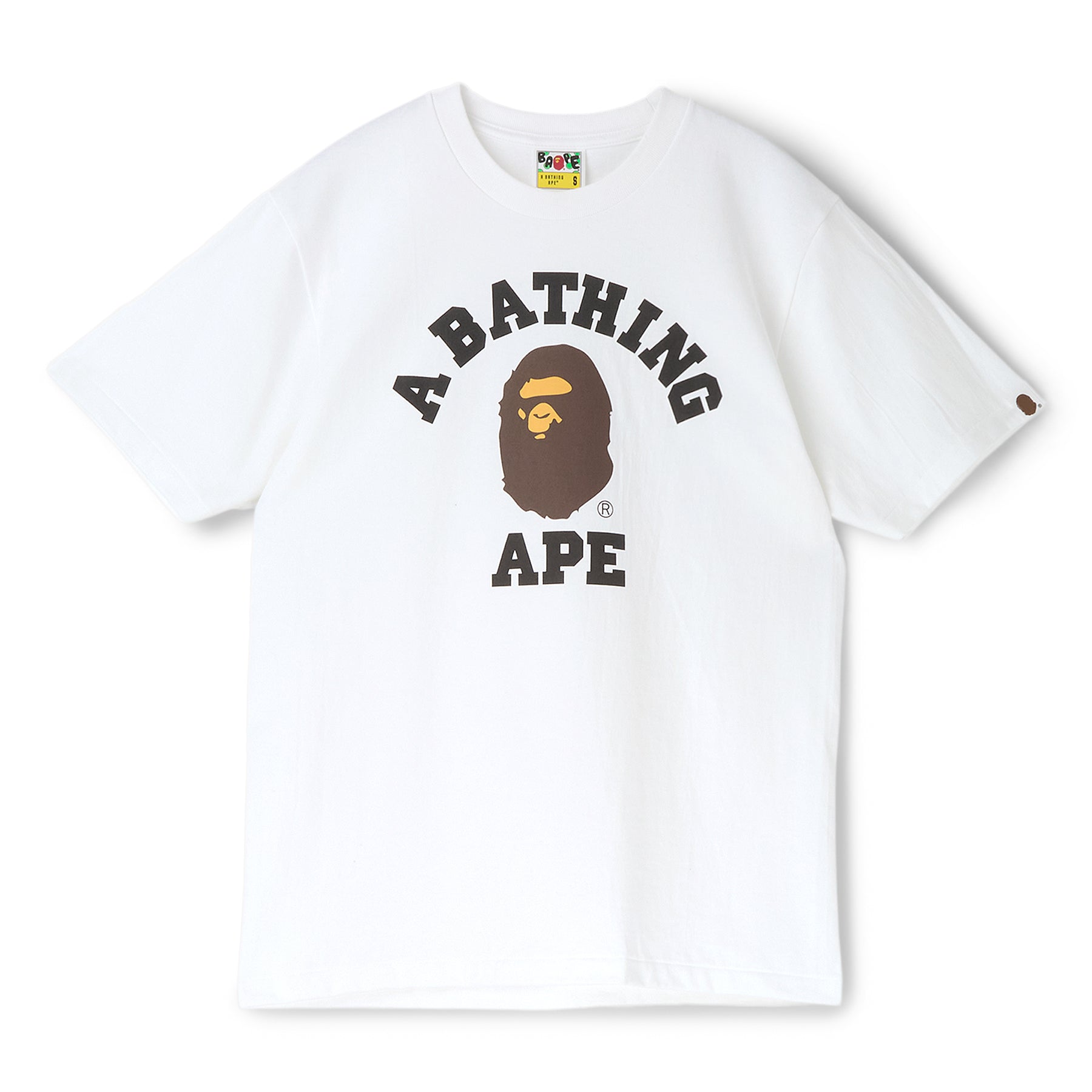 A Bathing Ape College Tee M (White) – CNCPTS
