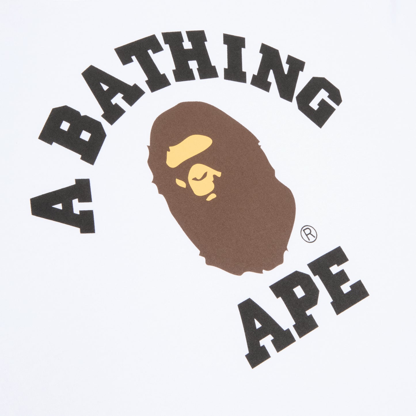 A Bathing Ape College Tee M (White)