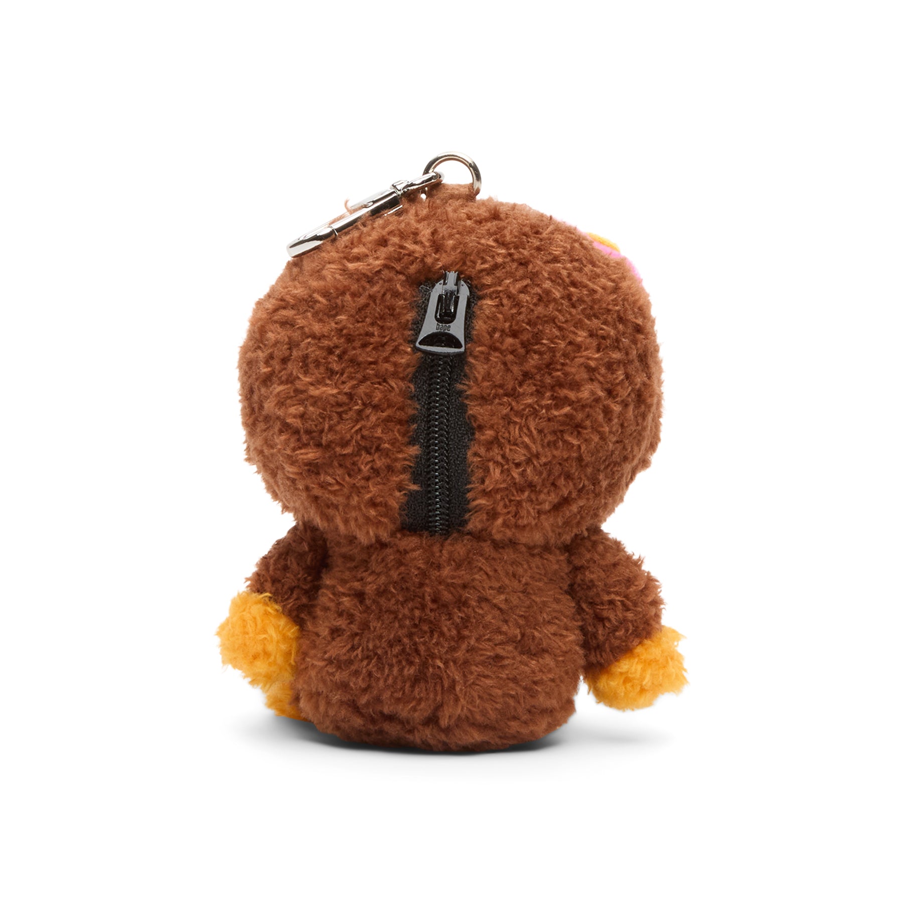 A Bathing Ape Baby Lisa Plush Doll Keychain Coin Bag L (Brown)