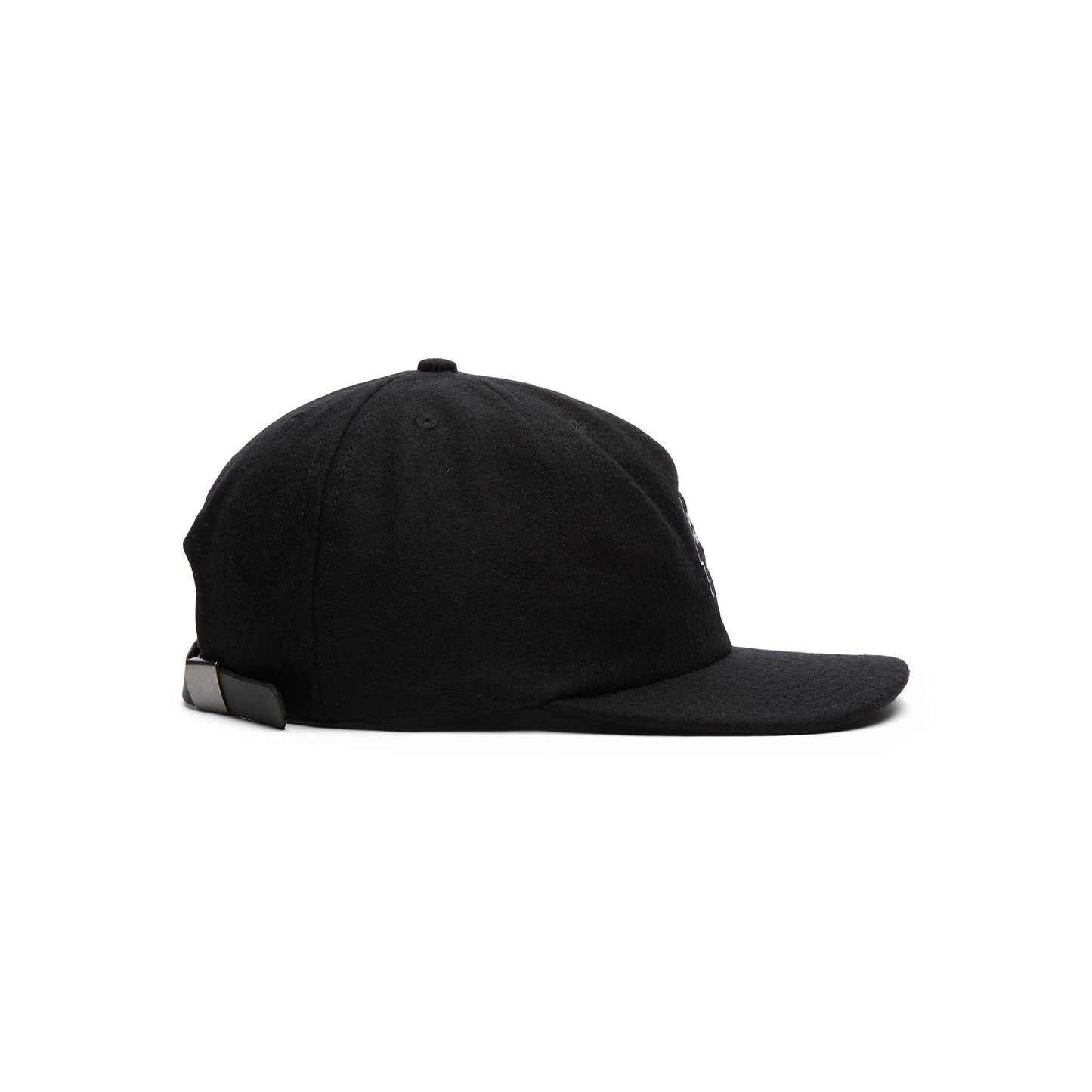 Brain Dead Flannel Classic Logohead 6 Panel Hat (Black)