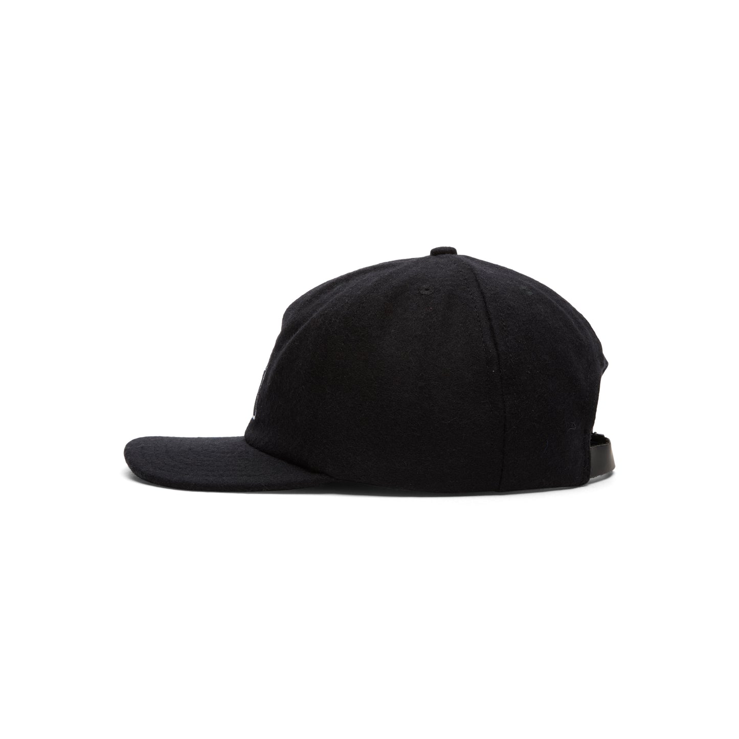Brain Dead Flannel Classic Logohead 6 Panel Hat (Black)