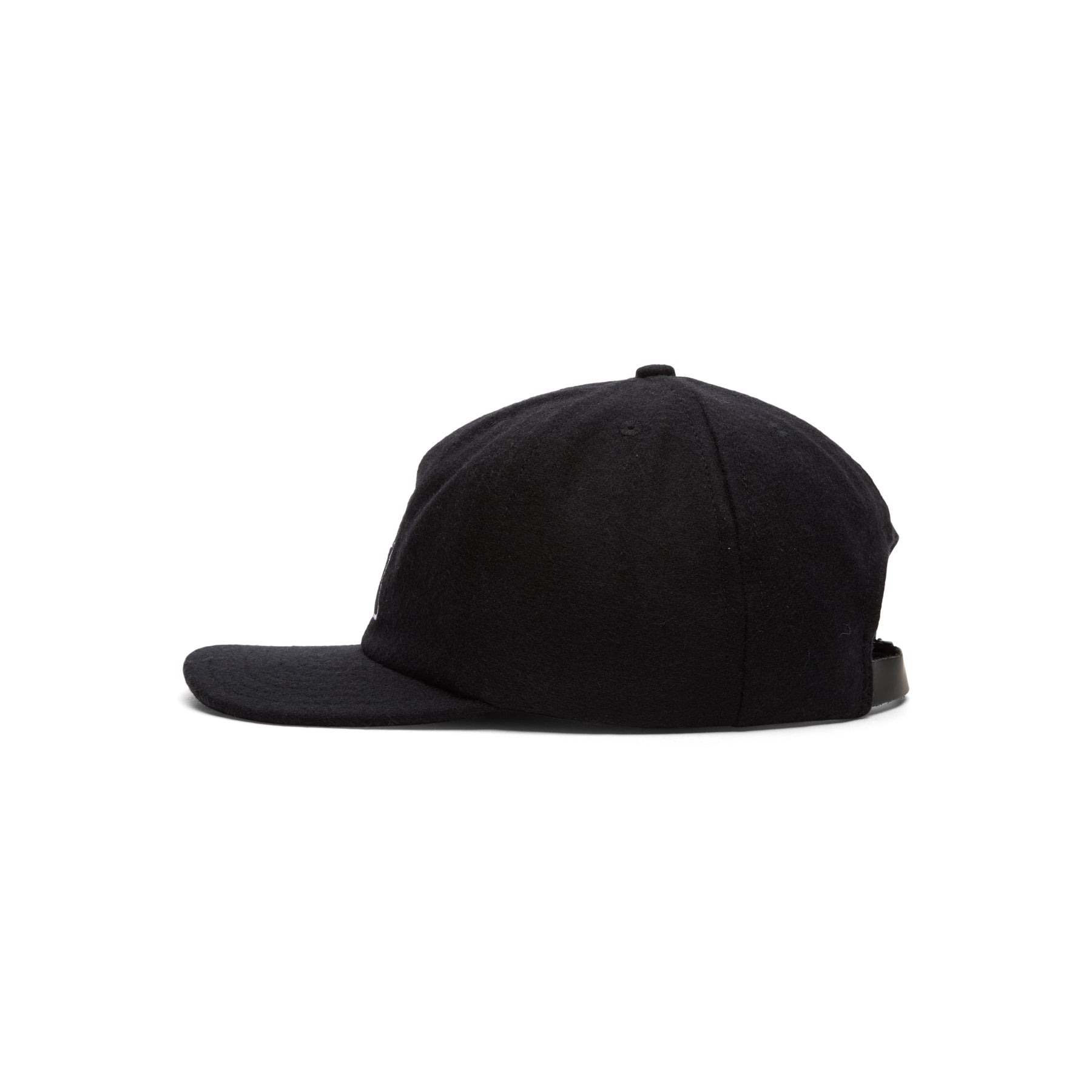 Brain Dead Flannel Classic Logohead 6 Panel Hat (Black)