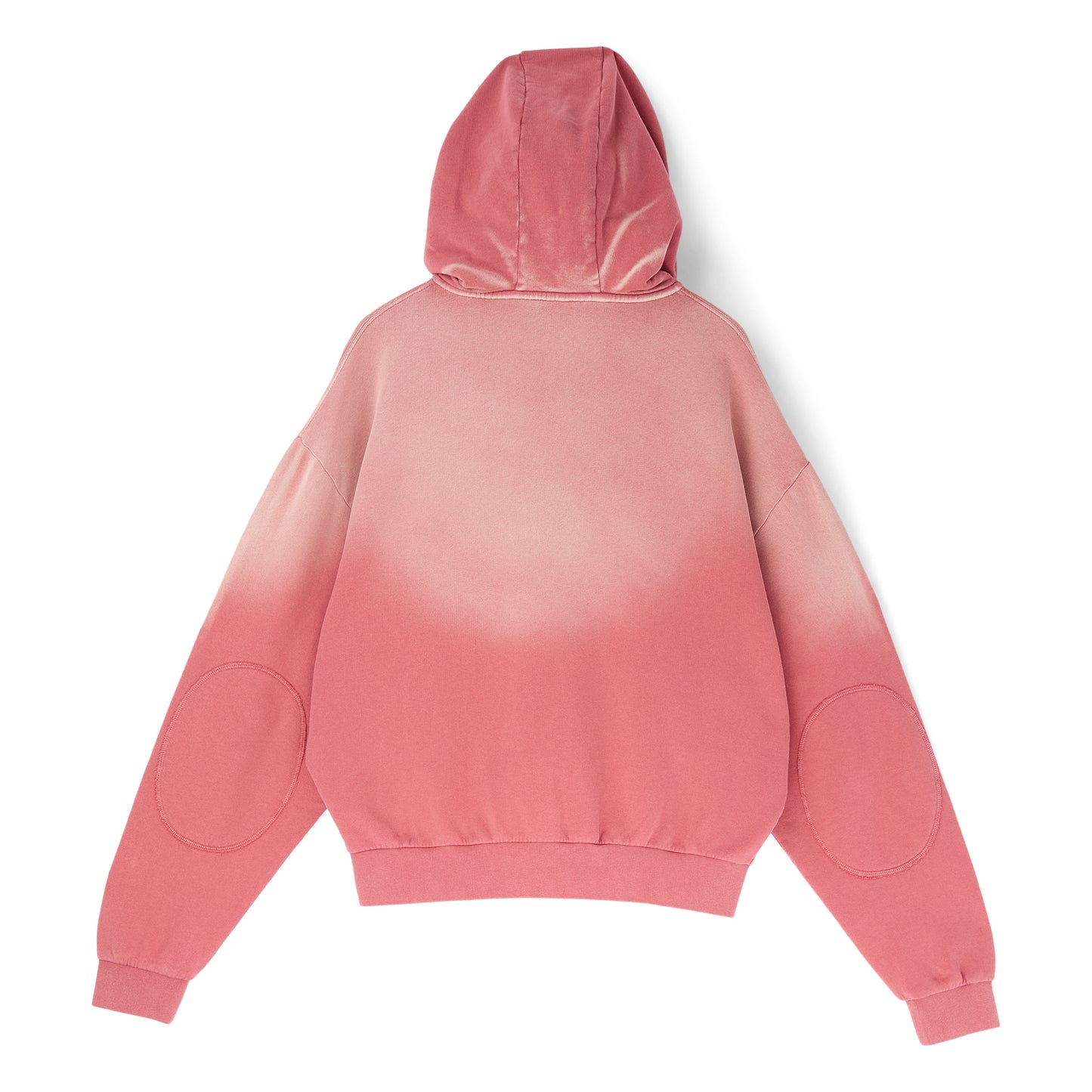 Brain Dead Padded Elbow Zip-Up Hoodie (Brick)