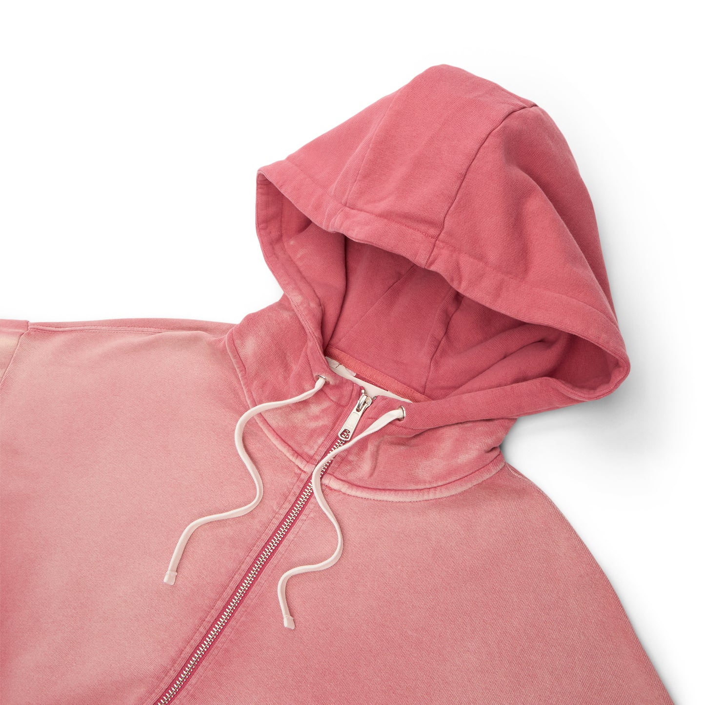 Brain Dead Padded Elbow Zip-Up Hoodie (Brick)