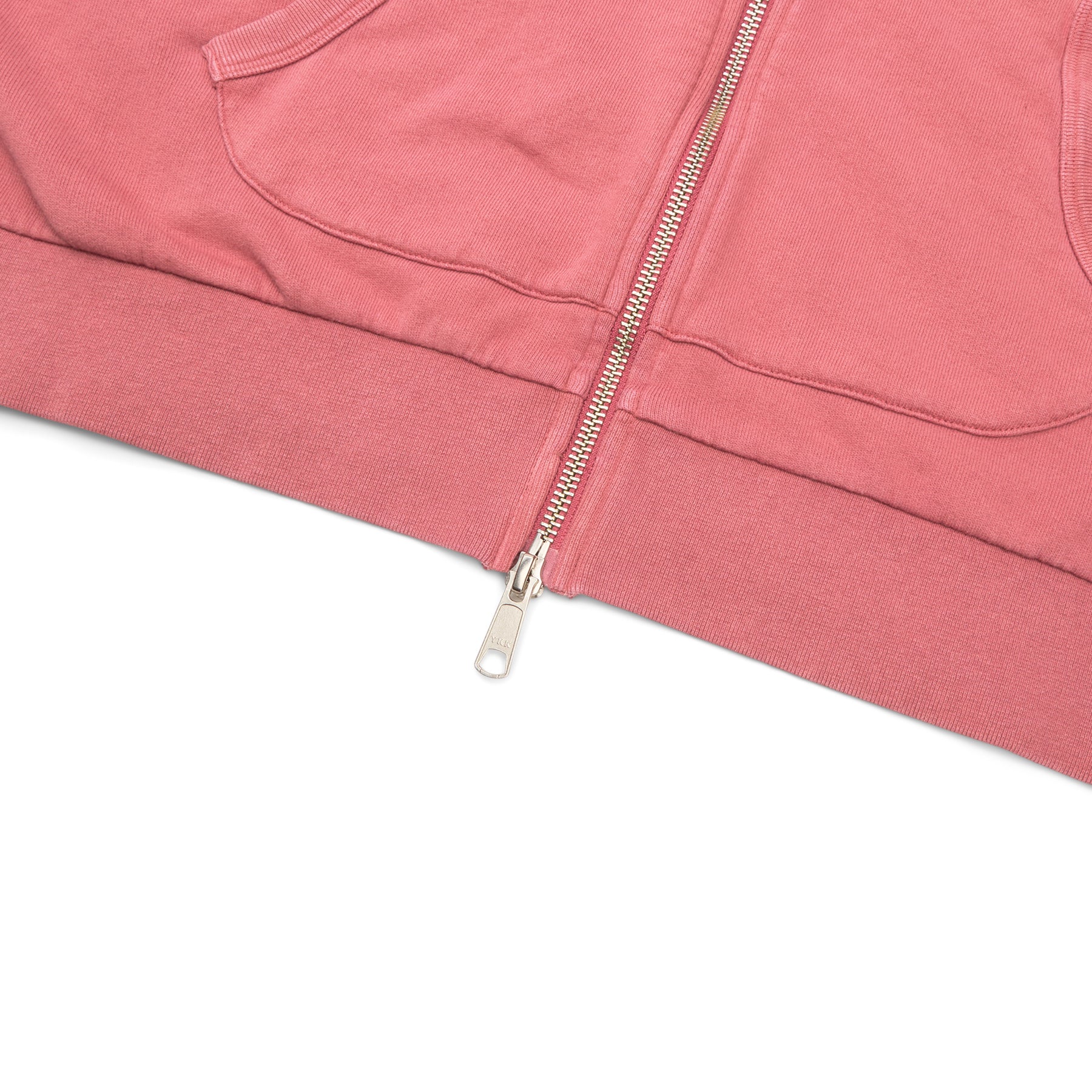 Brain Dead Padded Elbow Zip-Up Hoodie (Brick)
