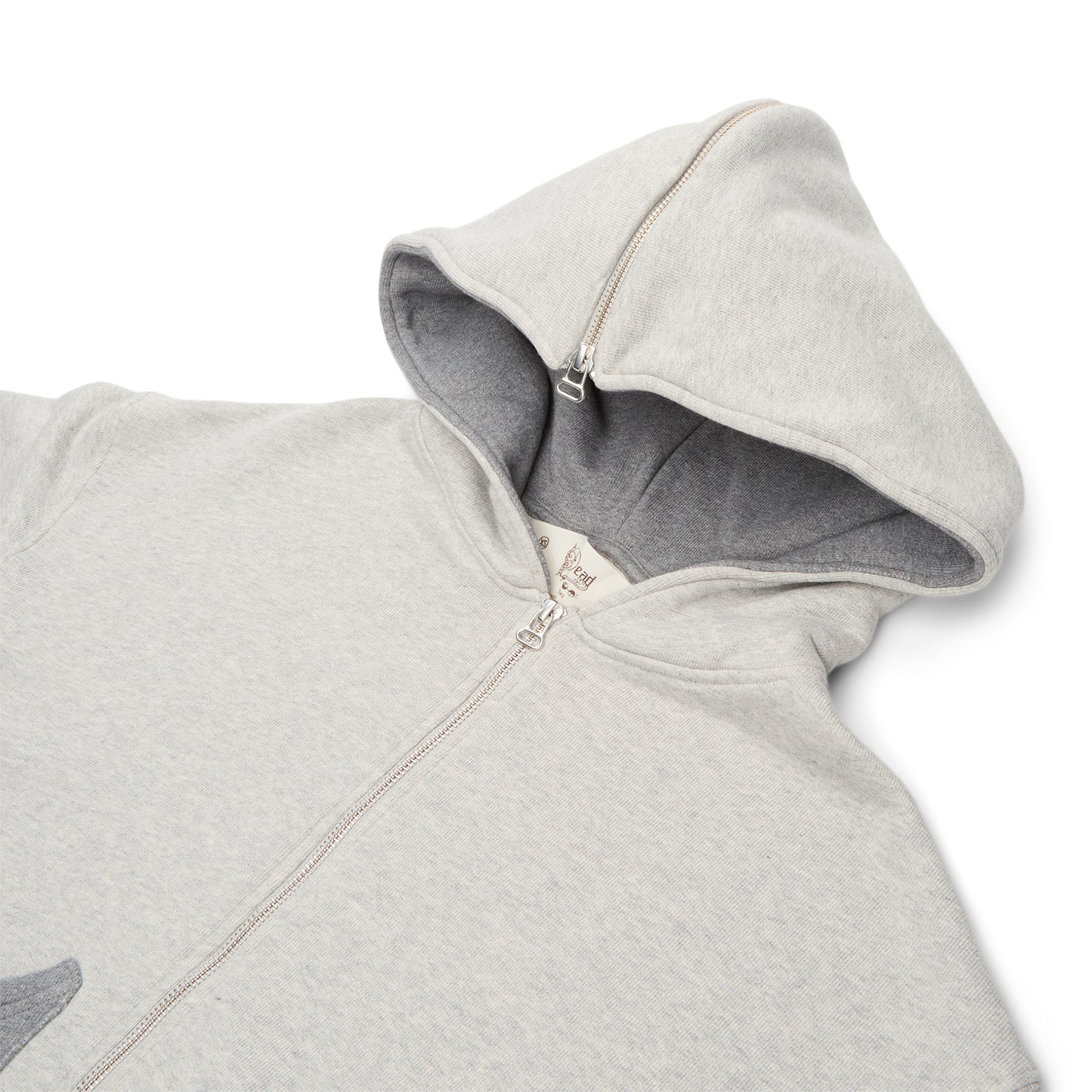Brain Dead Zip Hoodie (Heather Grey)