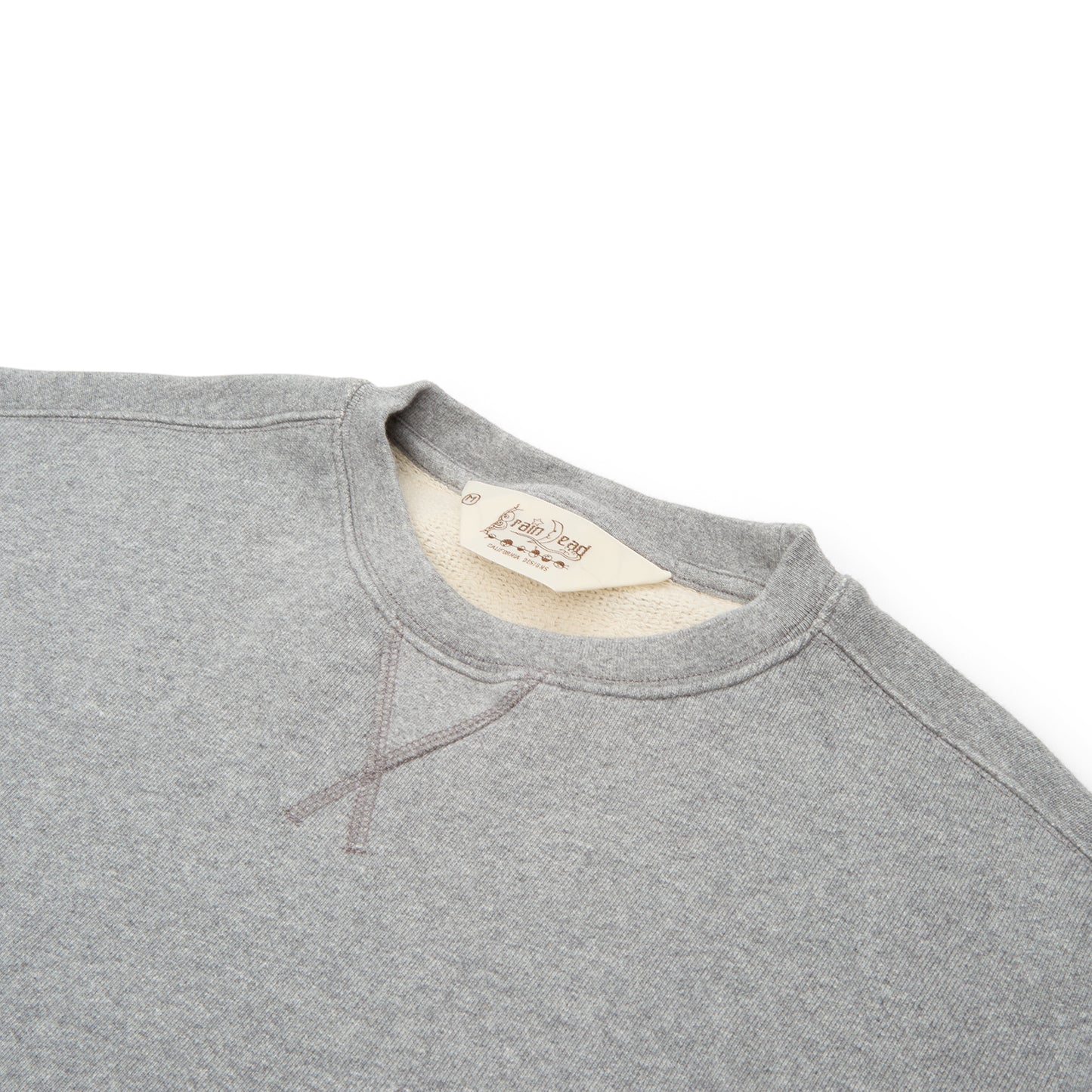 Brain Dead Boxy French Terry Sweatshirt (Heather Grey)