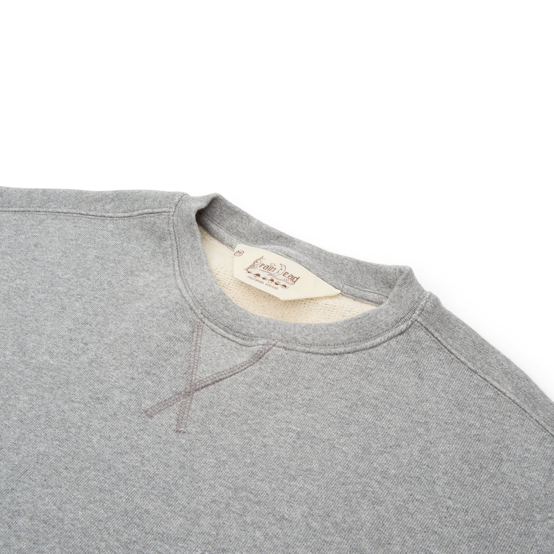 Brain Dead Boxy French Terry Sweatshirt (Heather Grey)