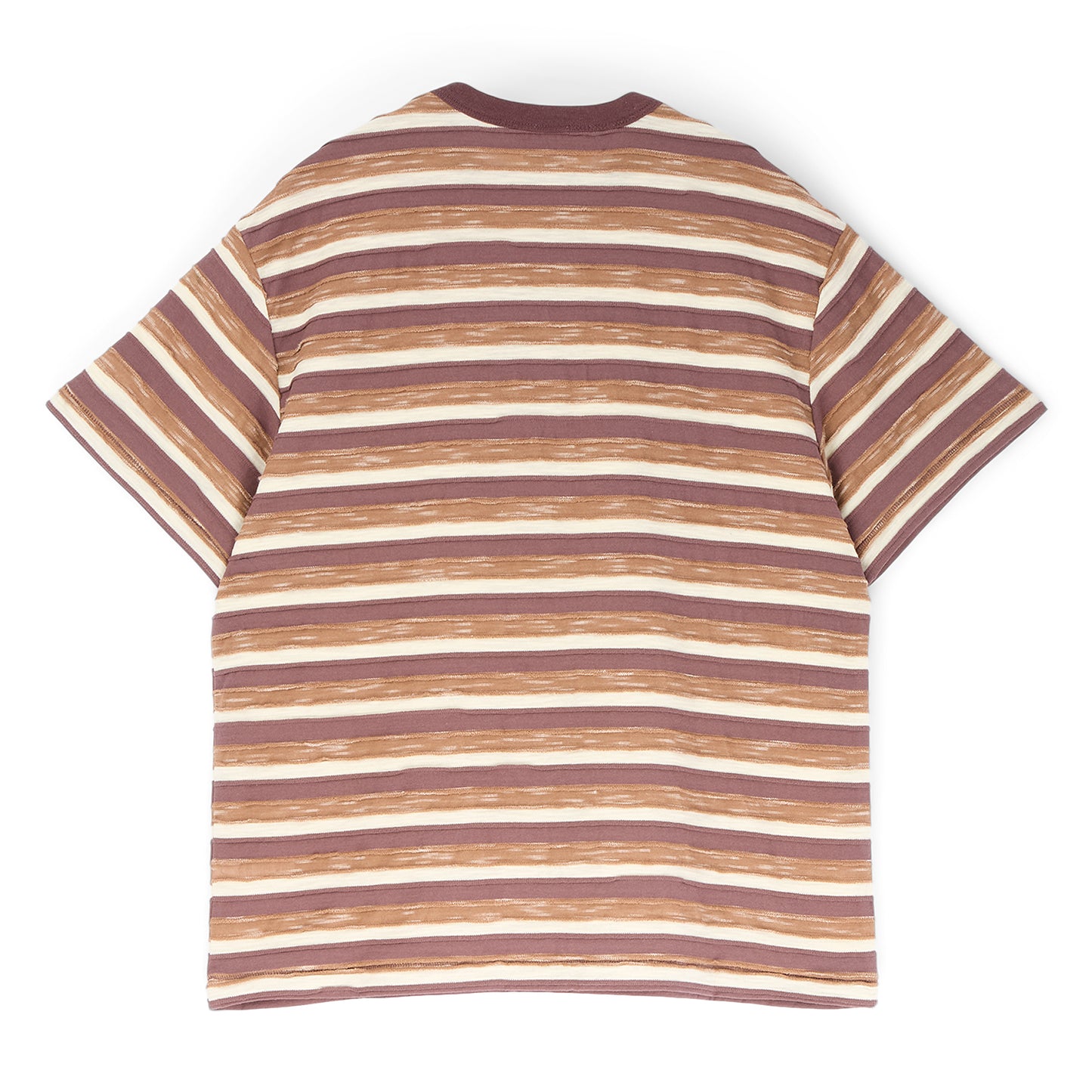 Brain Dead Casey Striped T-shirt (Coffee)