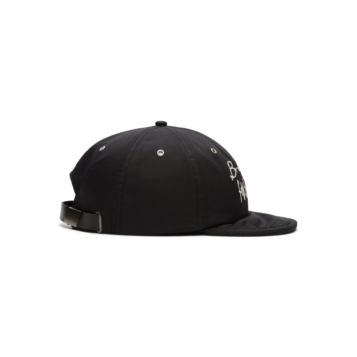 Brain Dead Folk Technology Wire Brim 6 Panel Hat (Black)