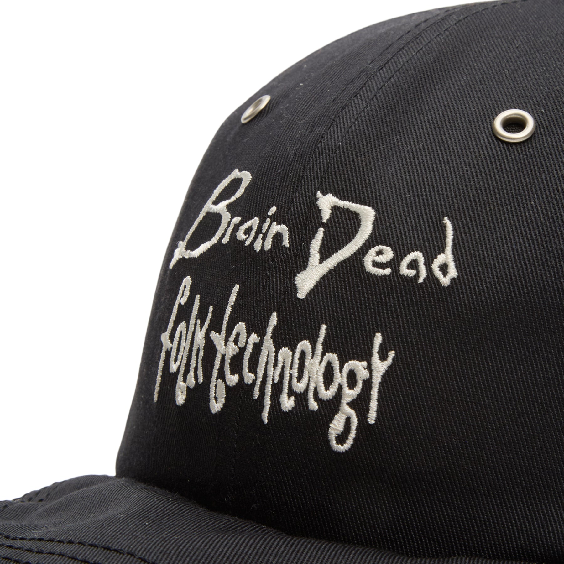 Brain Dead Folk Technology Wire Brim 6 Panel Hat (Black) – CNCPTS