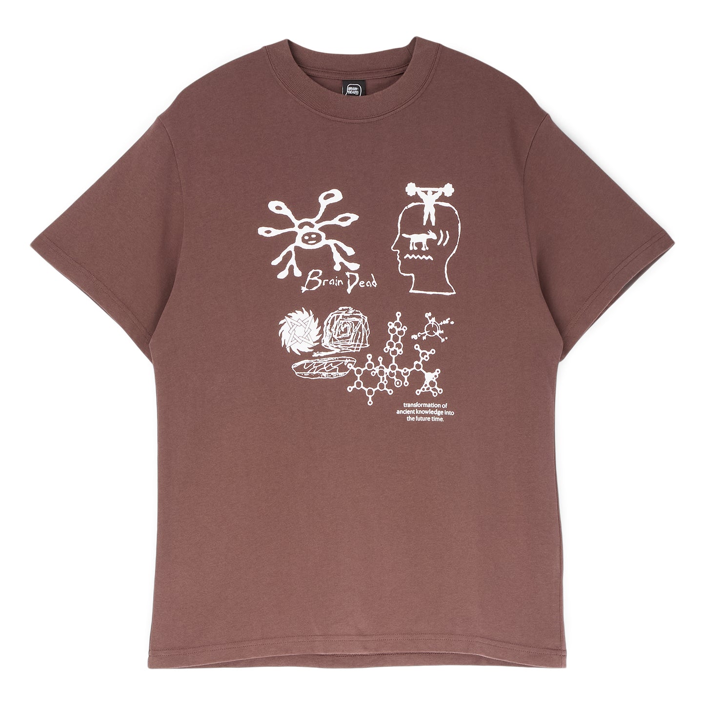 Brain Dead Ancient Knowledge T-shirt (Berry)