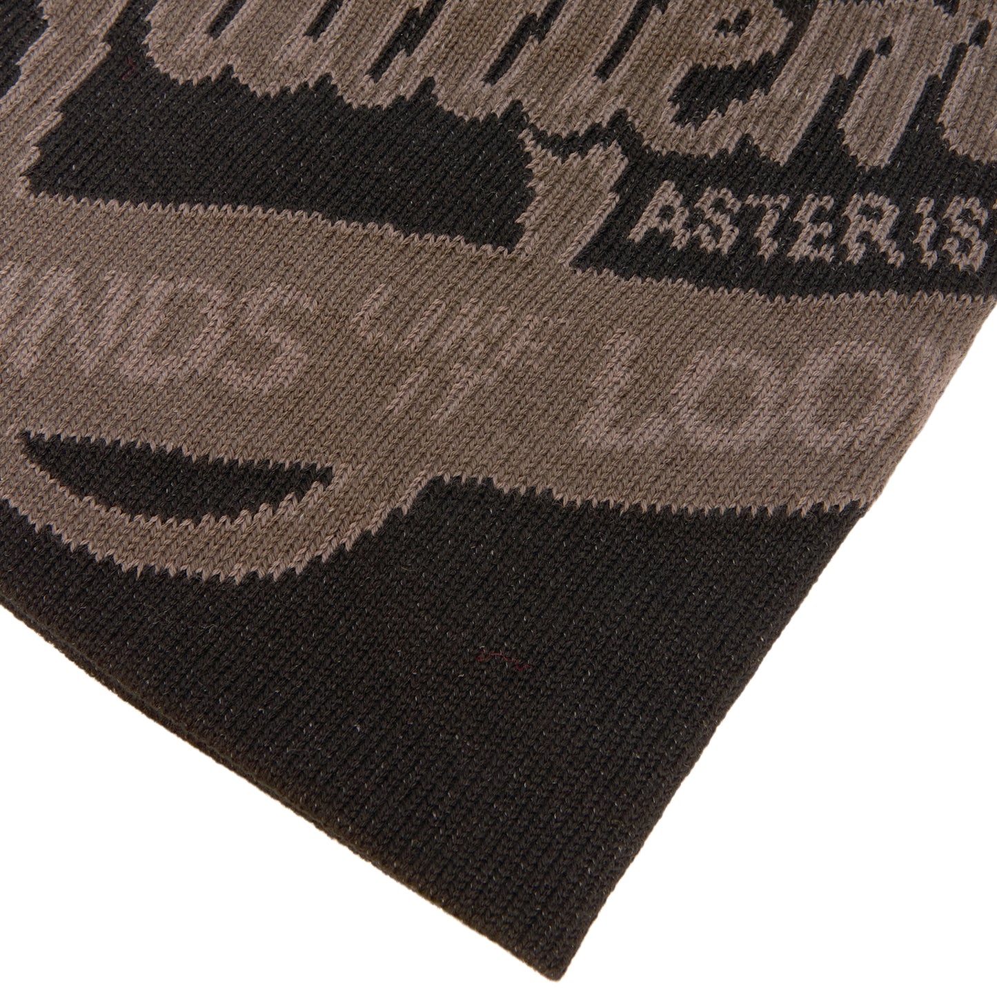 Adidem Asterisks Cursive Script Beanie (Black)