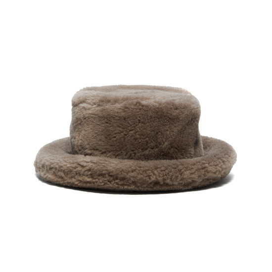 GANNI Recycled Tech Bucket Hat Fur (Oyster Gray)